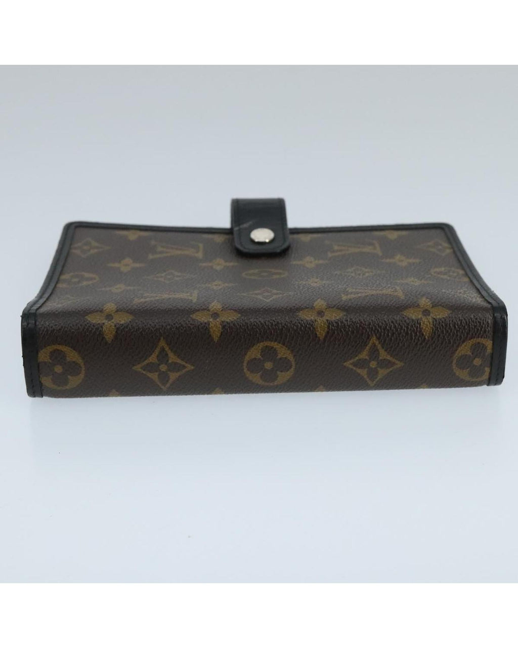 Monogram Canvas Day Planner Cover with Button Clasp