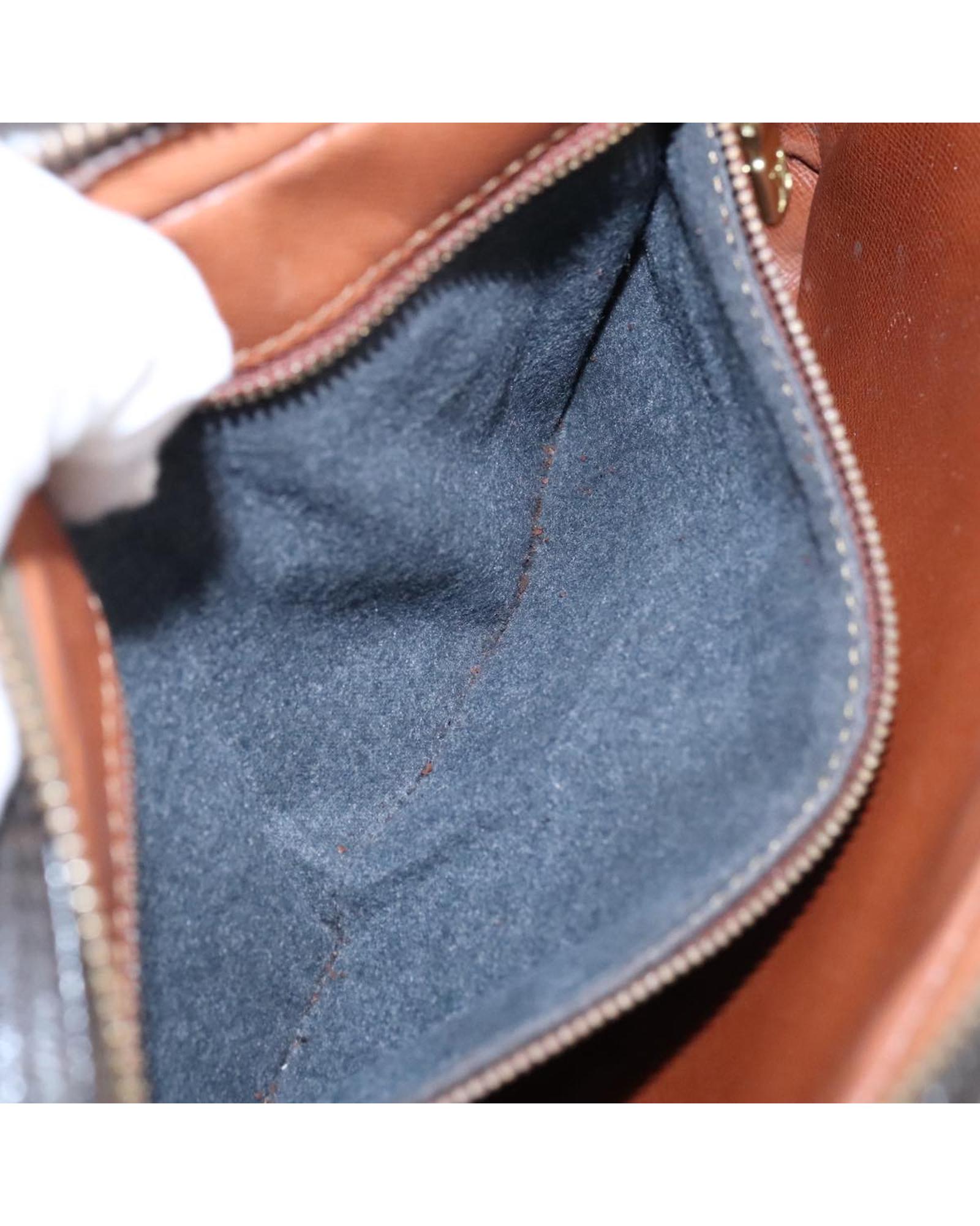Monogram Canvas Clutch Bag with  Detailing
