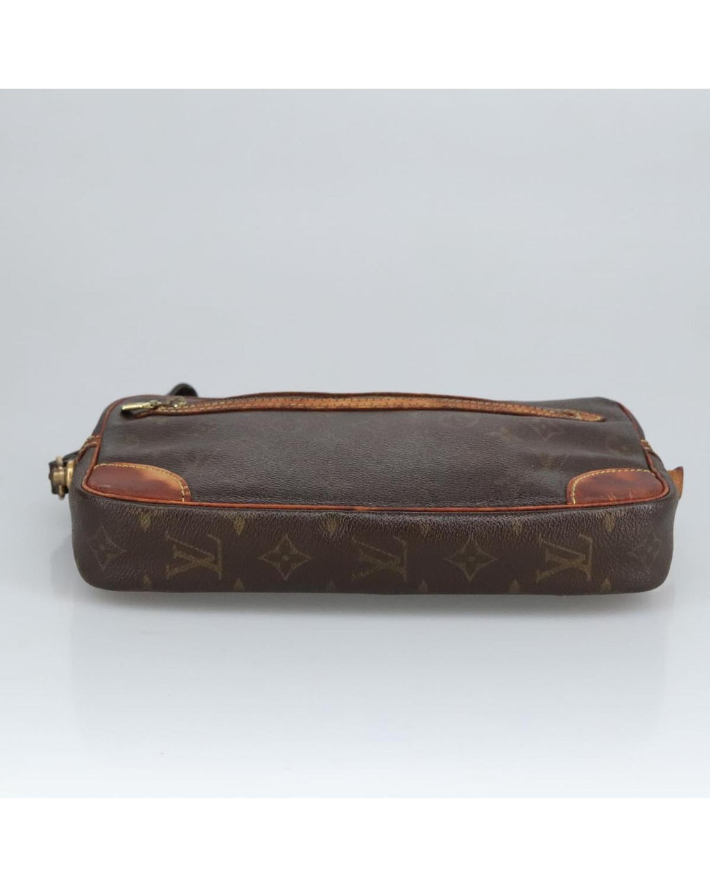Monogram Canvas Clutch Bag with  Detailing