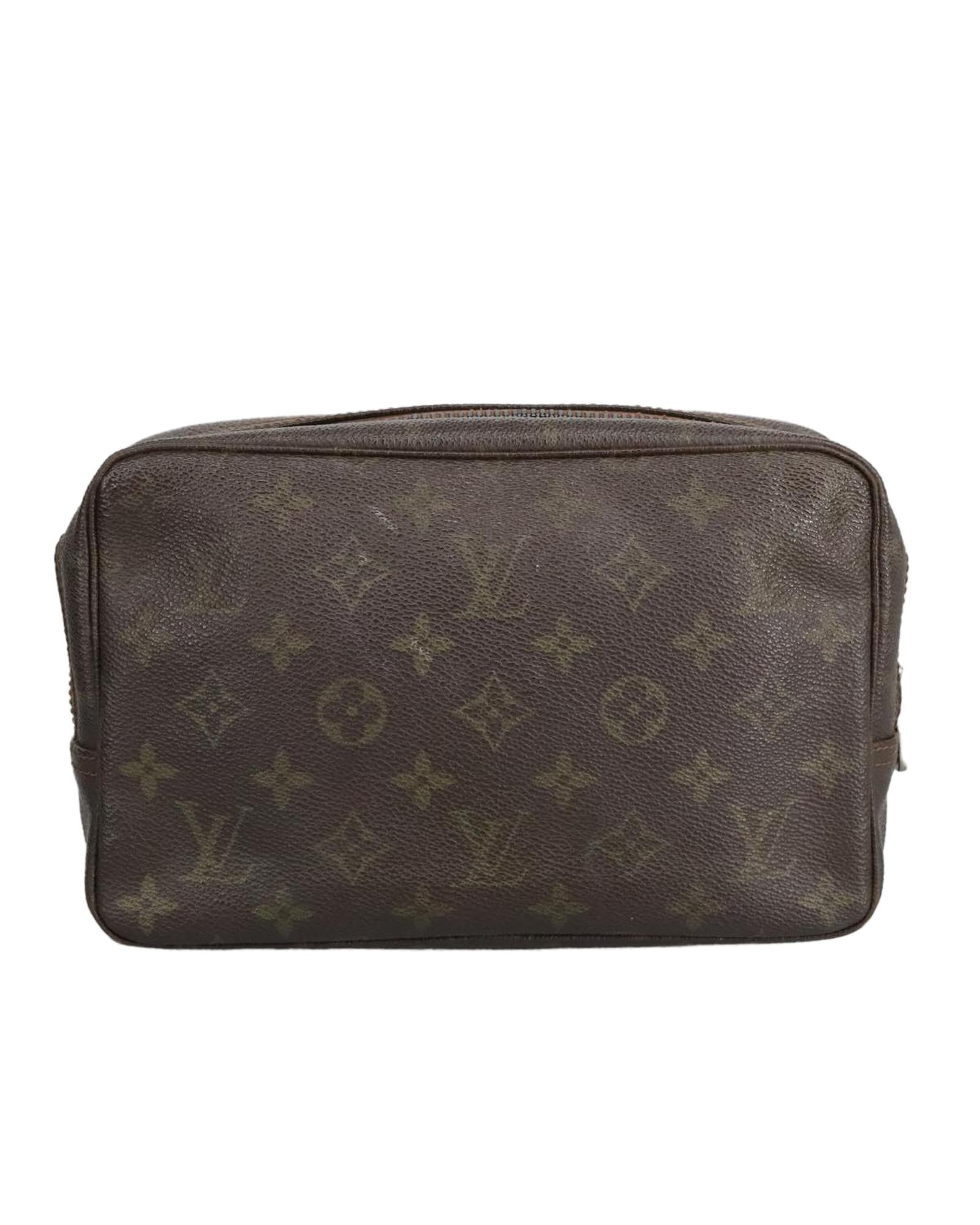 Monogram Canvas Trousse Toilette Clutch Bag