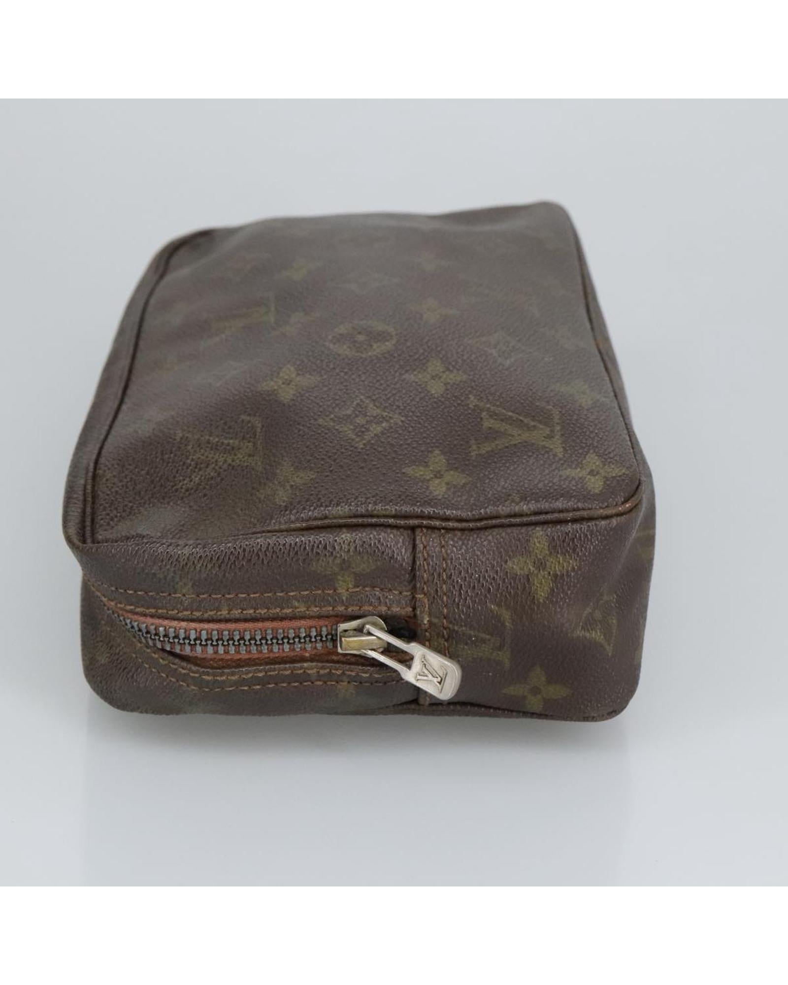 Monogram Canvas Trousse Toilette Clutch Bag
