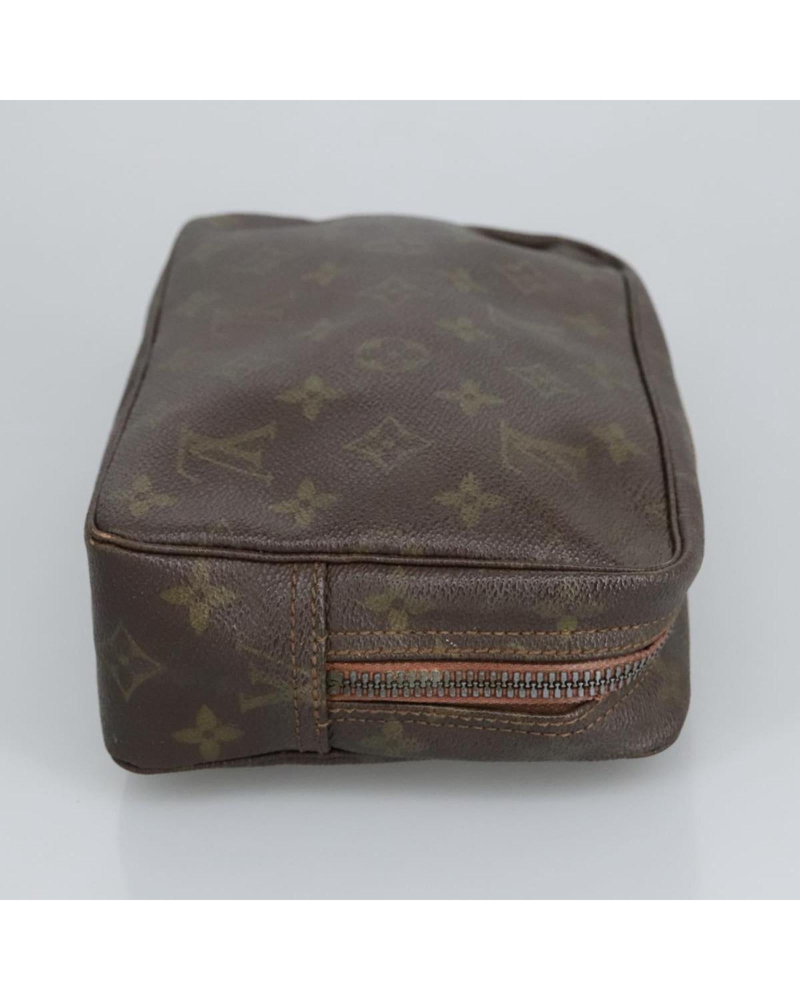 Monogram Canvas Trousse Toilette Clutch Bag