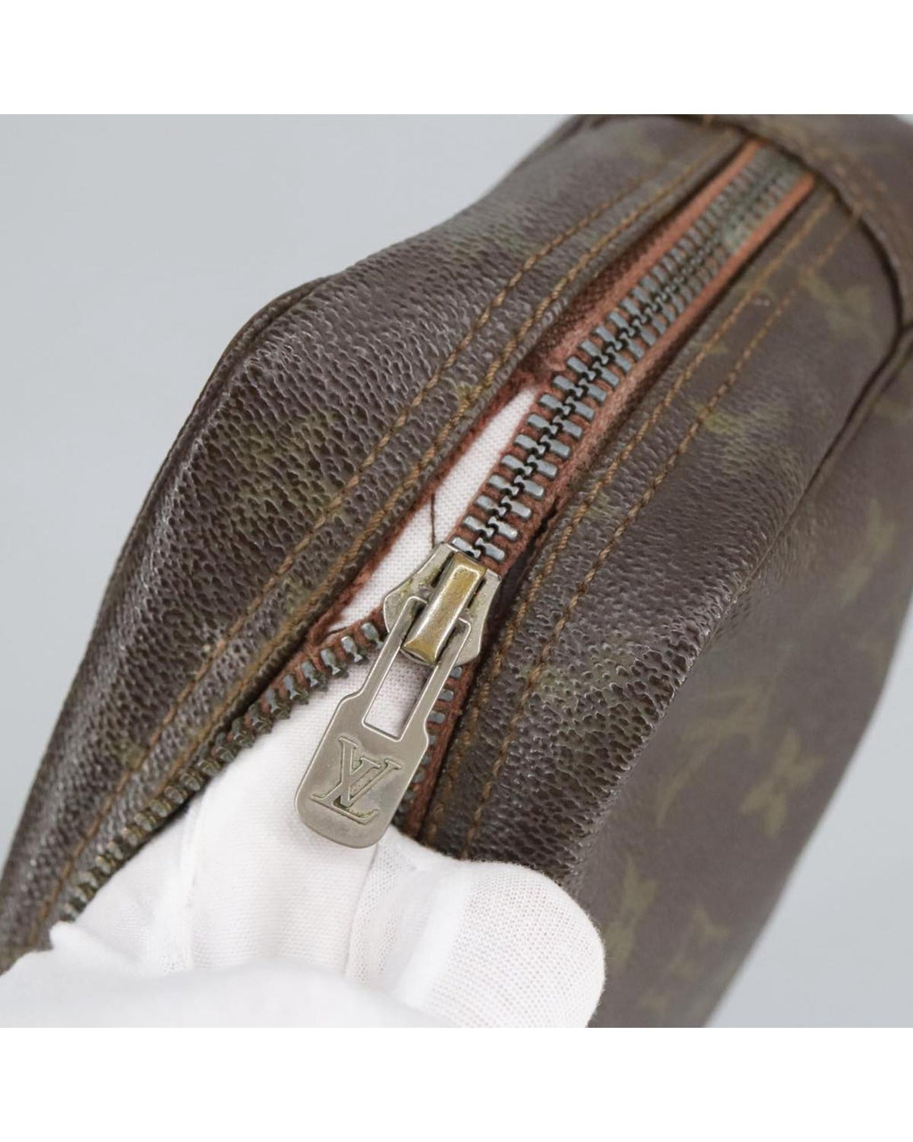 Monogram Canvas Trousse Toilette Clutch Bag
