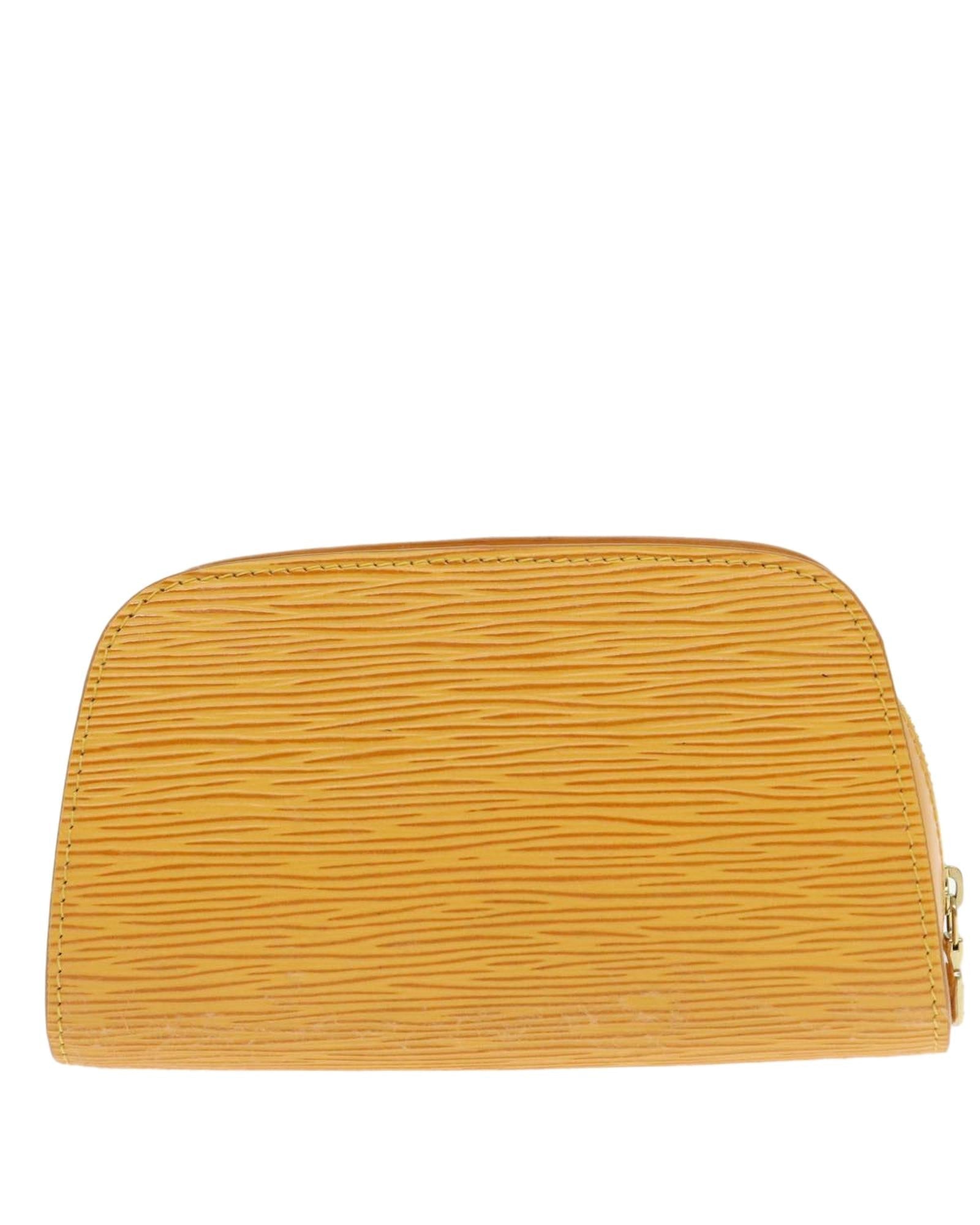 Epi Dauphine PM Pouch with Signature Design