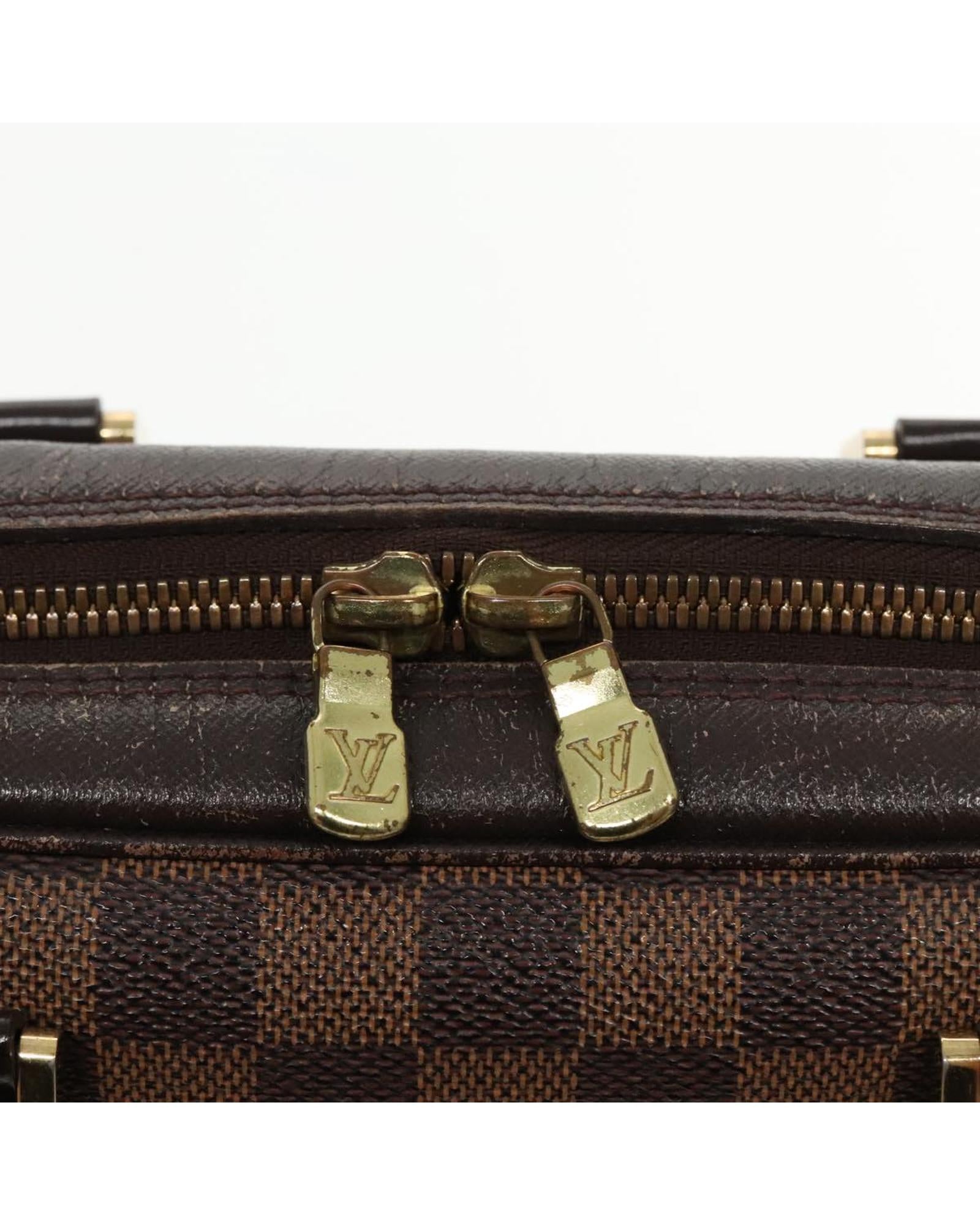 Damier Ebene Brera Hand Bag with  Design