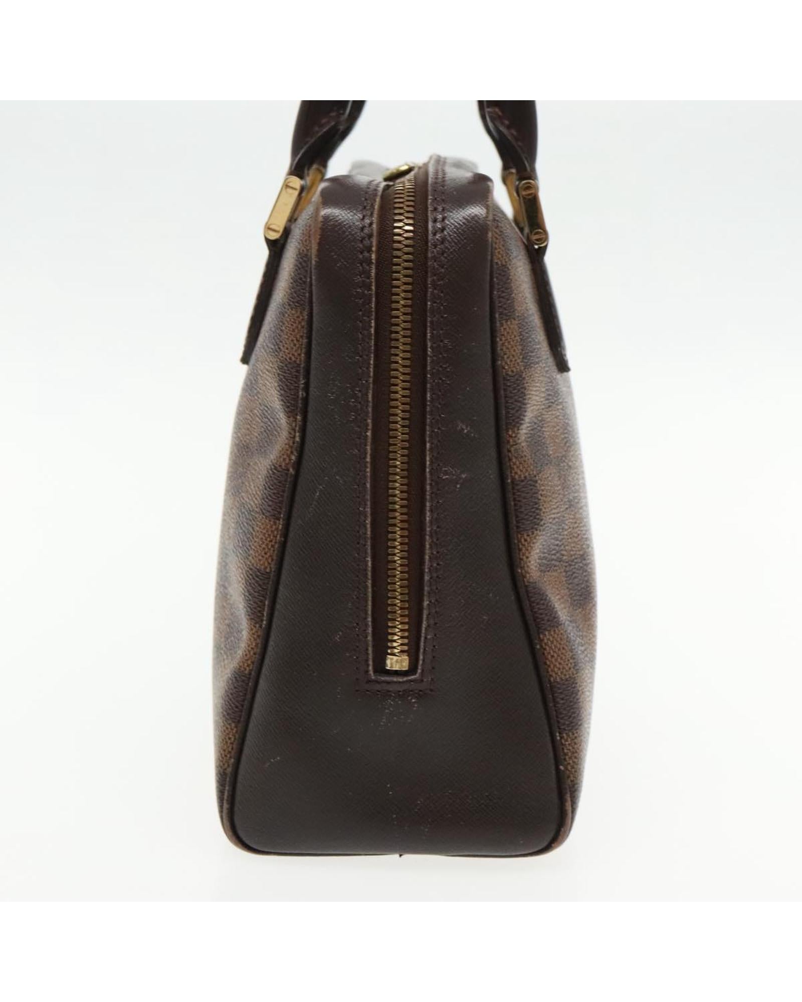 Damier Ebene Brera Hand Bag with  Design