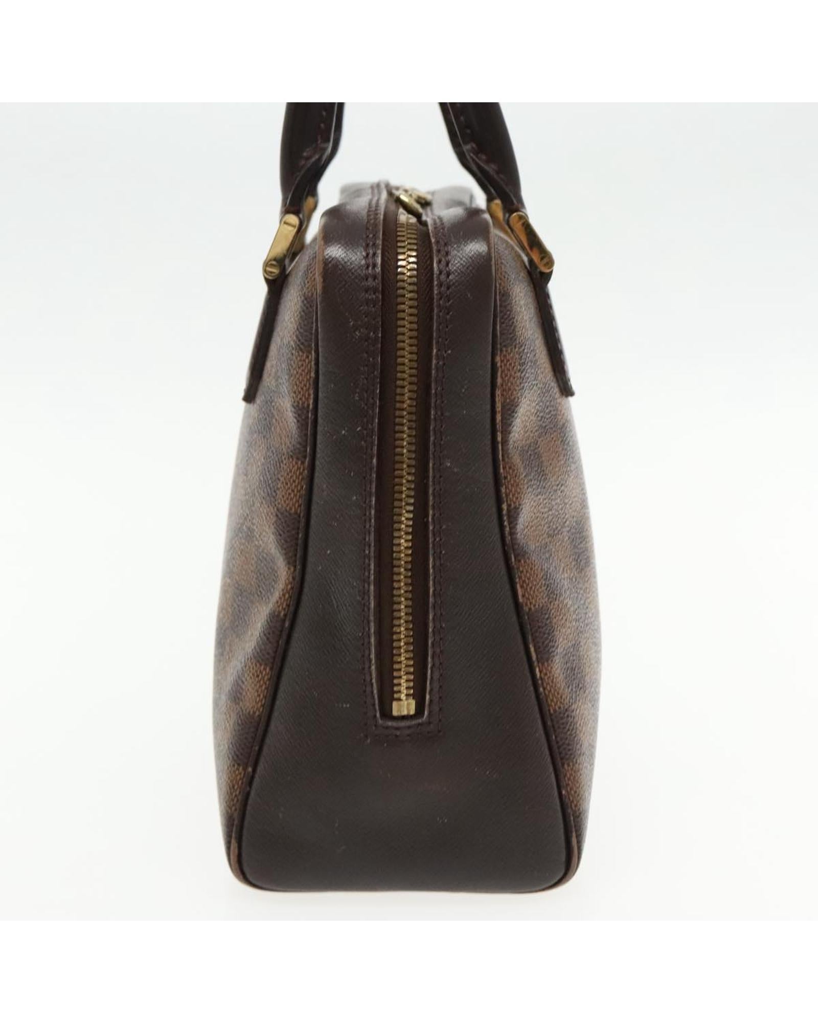 Damier Ebene Brera Hand Bag with  Design