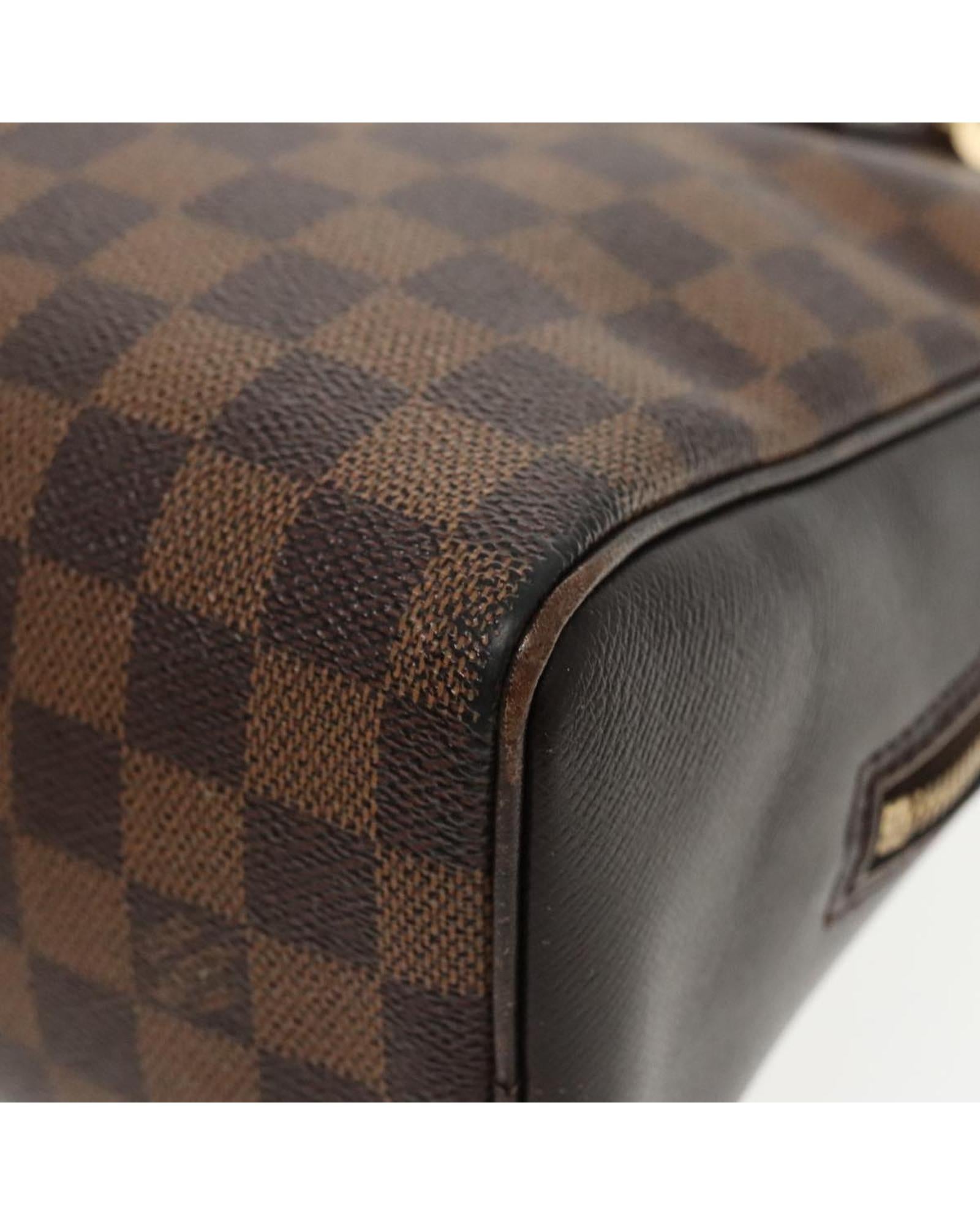 Damier Ebene Brera Hand Bag with  Design