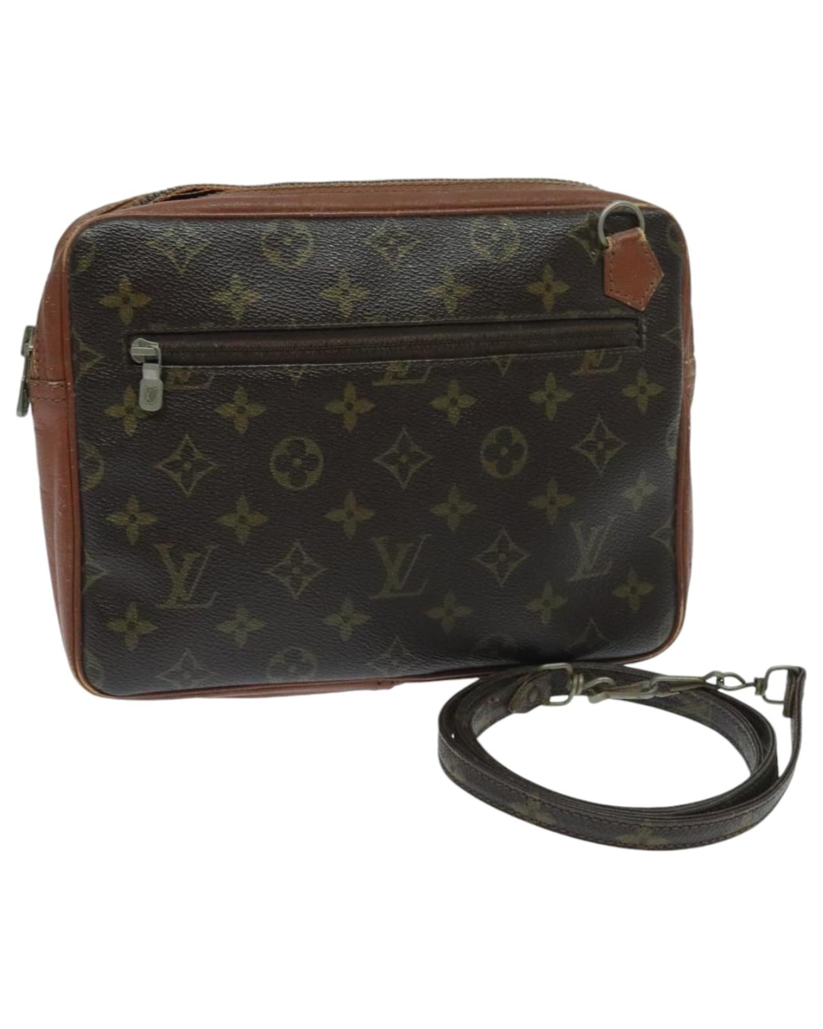 Monogram Sac Bandouliere Shoulder Bag with Signature Detailing