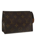 Monogram Poche Toilette 15 Pouch Auth ar12704