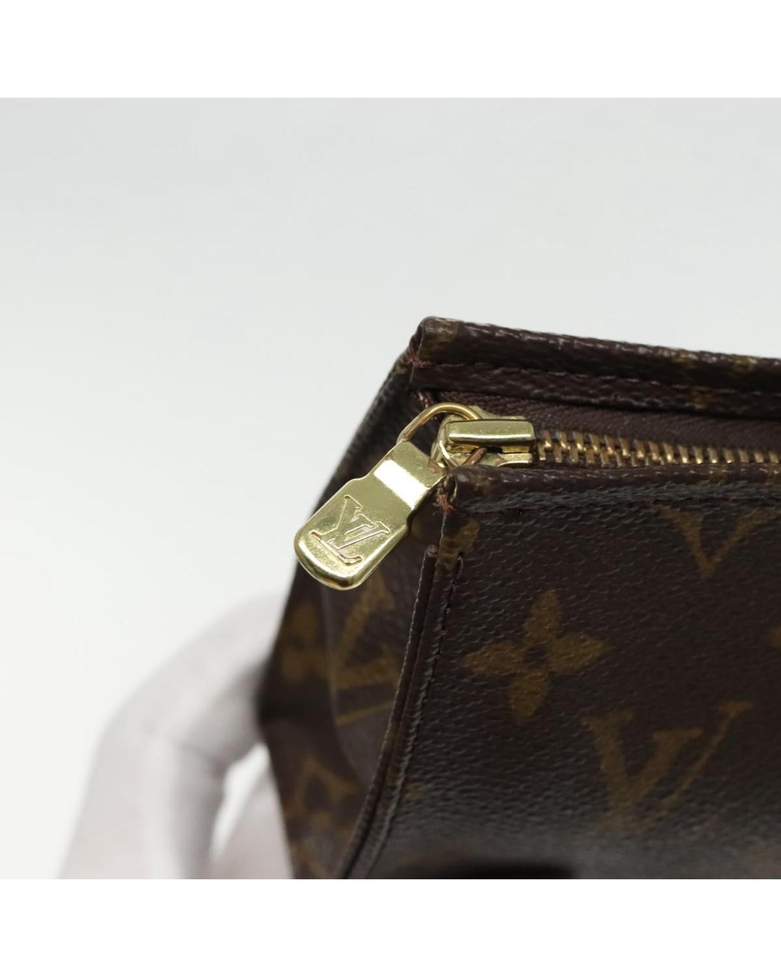 Monogram Poche Toilette 15 Pouch Auth ar12704