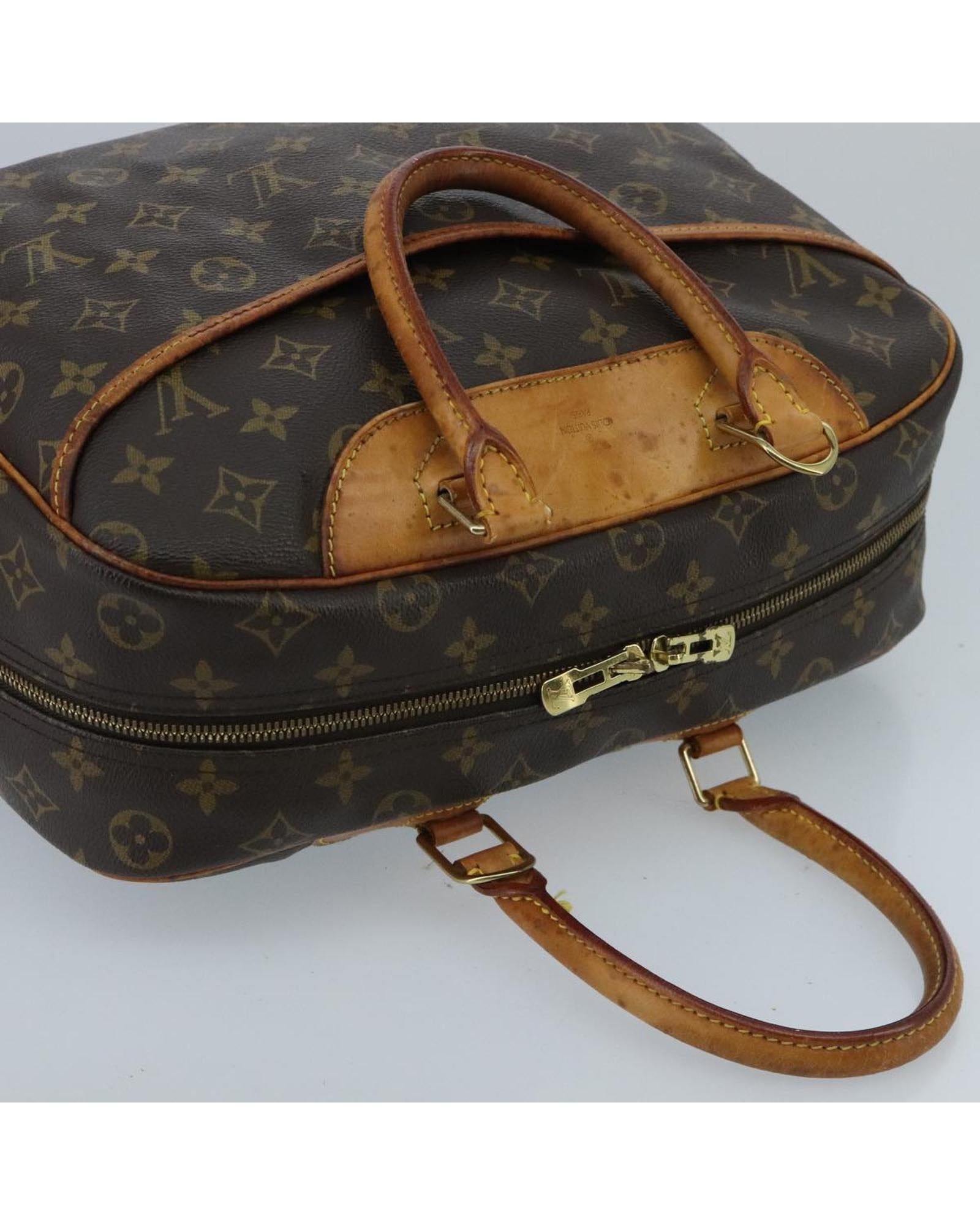 Monogram Canvas Hand Bag with  Detail and Classic Design