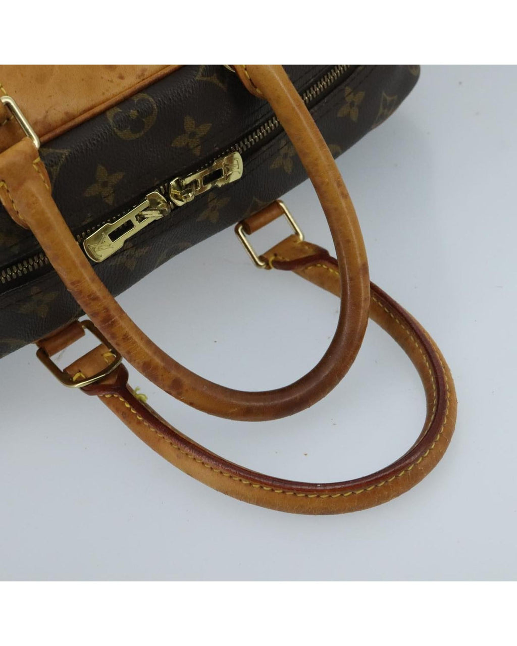 Monogram Canvas Hand Bag with  Detail and Classic Design