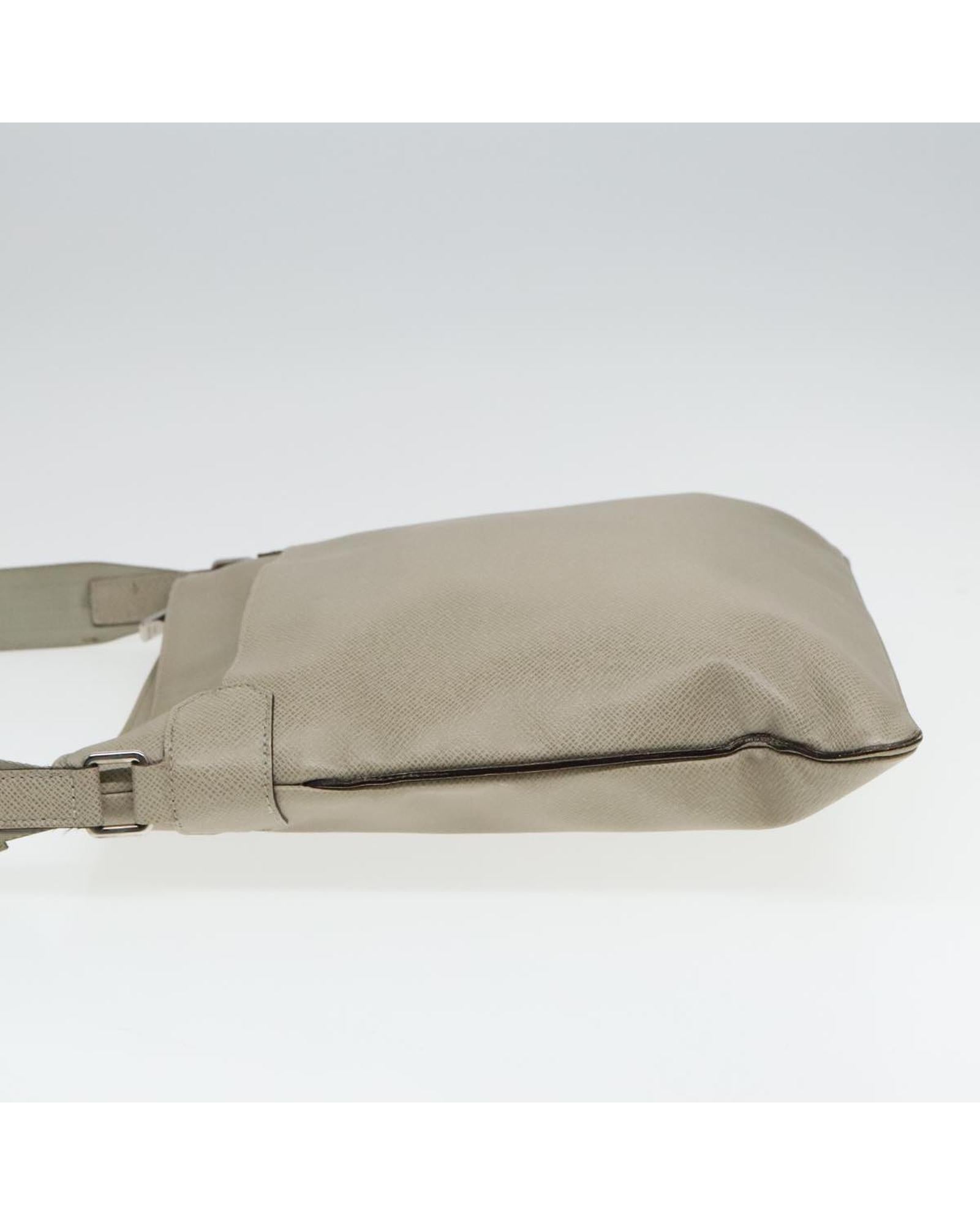 Taiga Leather Sasha Shoulder Bag