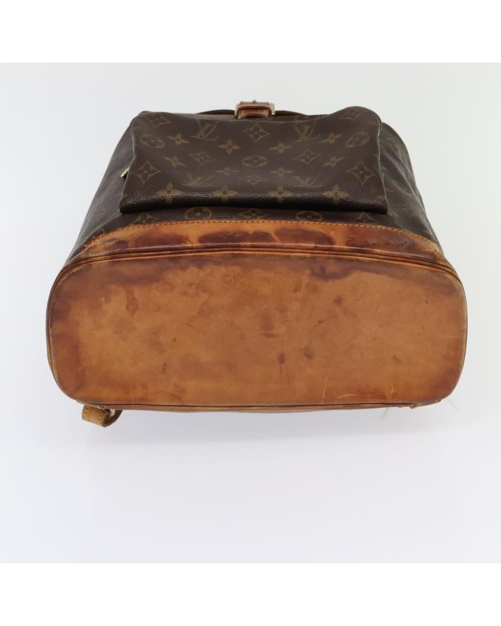 Monogram Montsouris GM Backpack with  LV Design