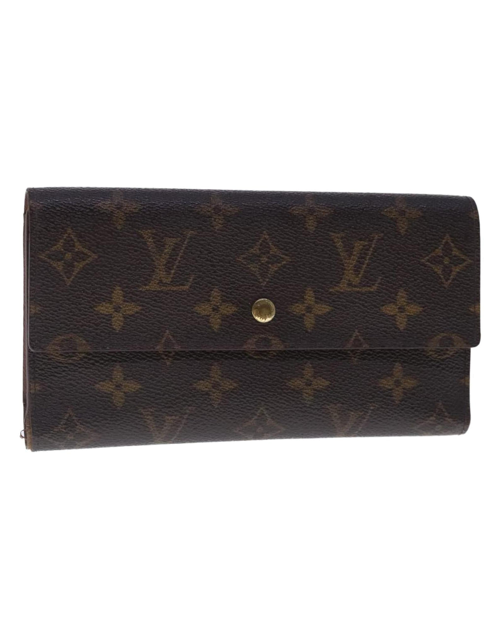 Monogram Portefeuille International Wallet with  Detailing