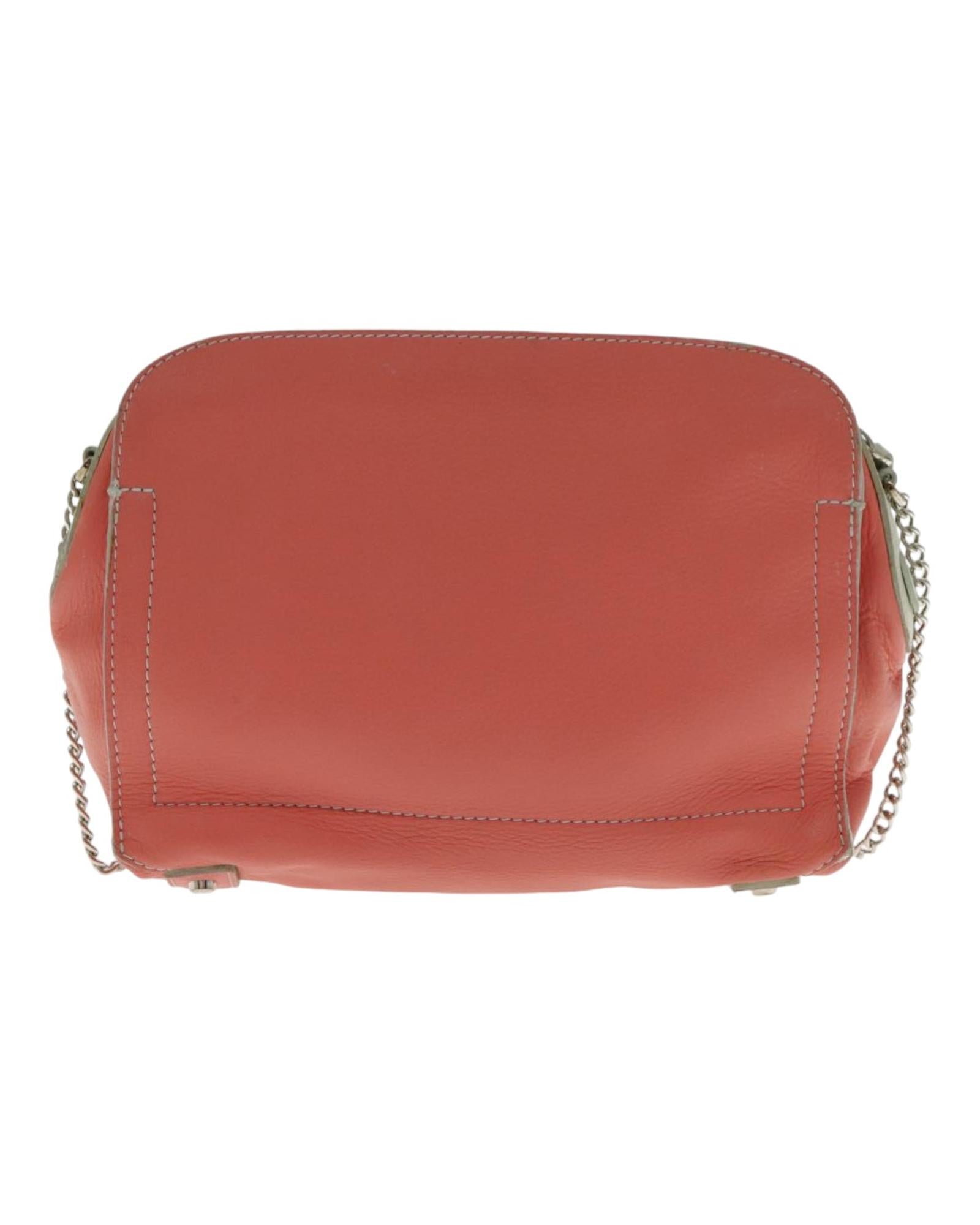 Pochette Corail Leather Shoulder Bag