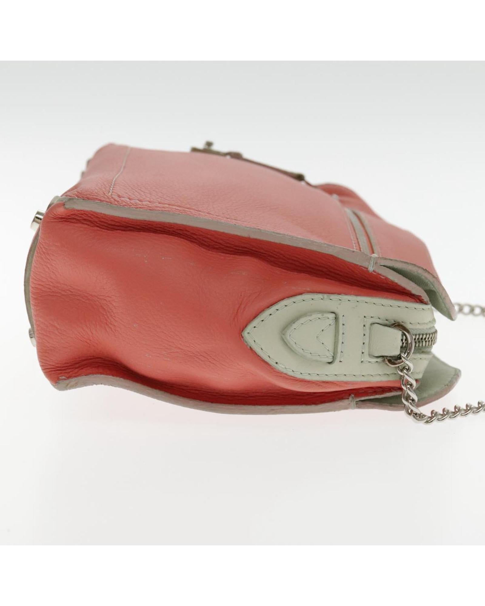 Pochette Corail Leather Shoulder Bag