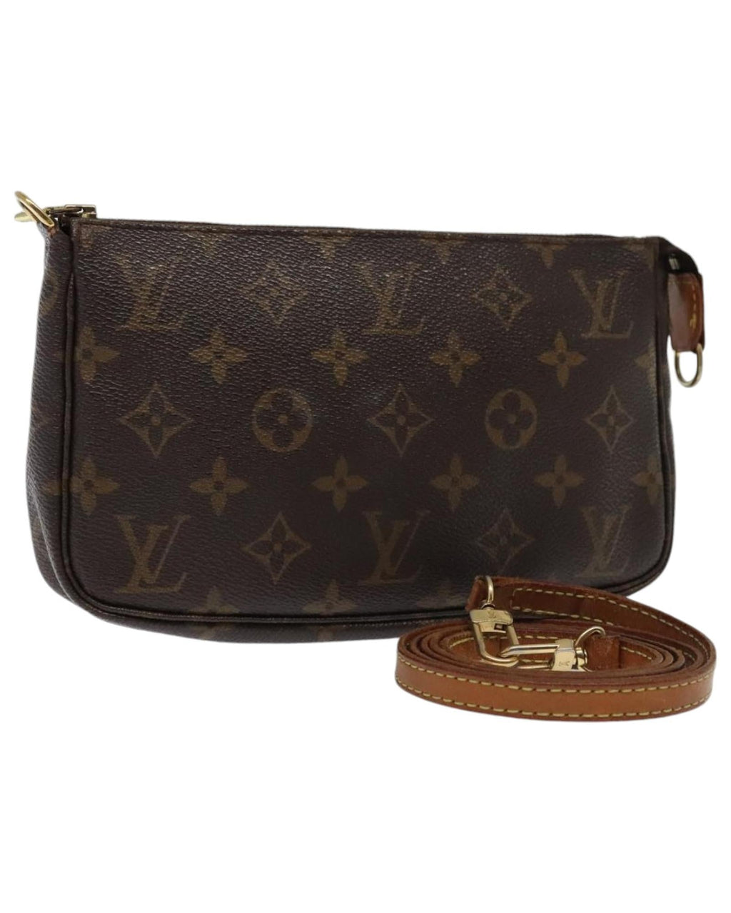 Monogram Canvas Pochette Accessoires with Shoulder Strap