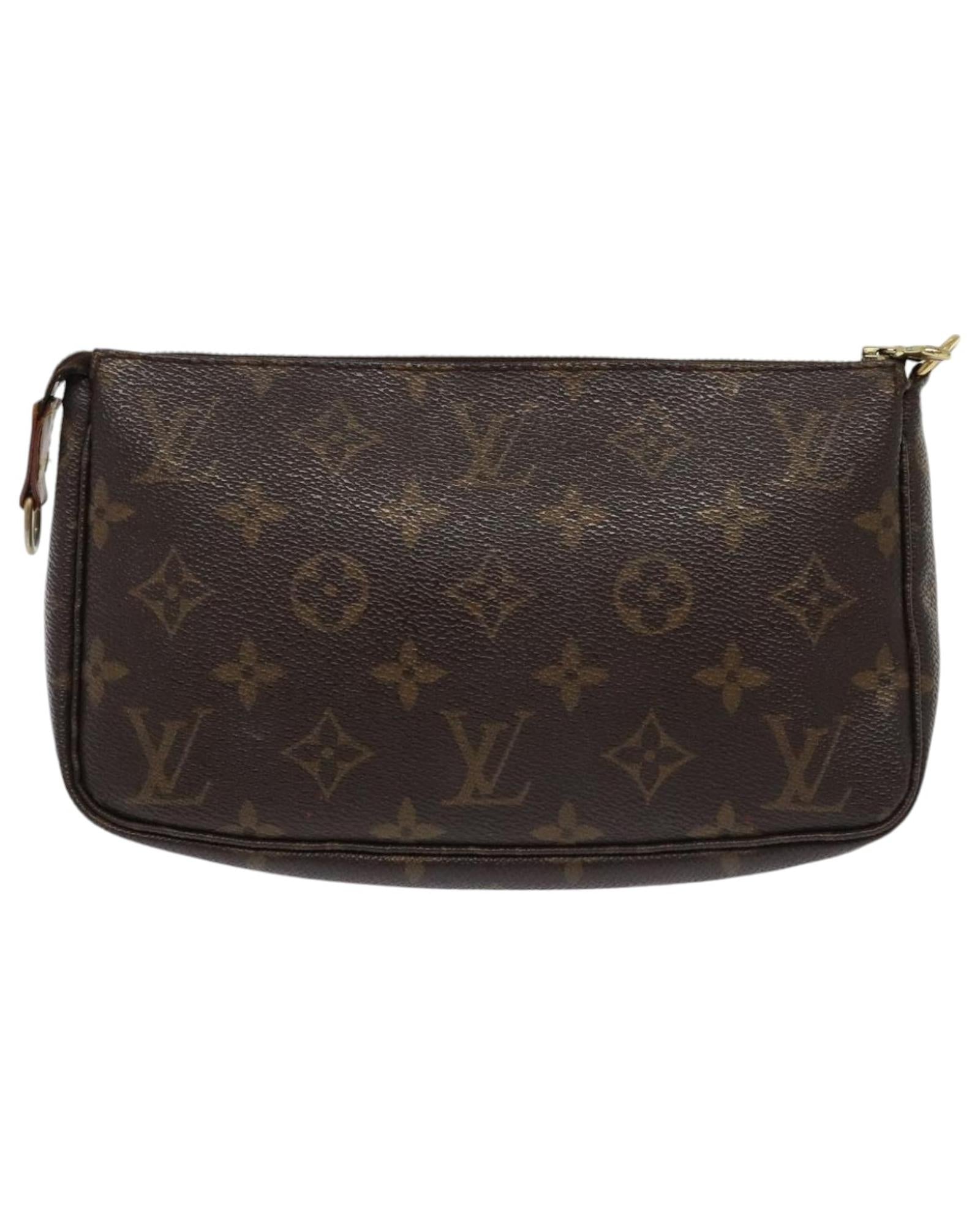 Monogram Canvas Pochette Accessoires with Shoulder Strap