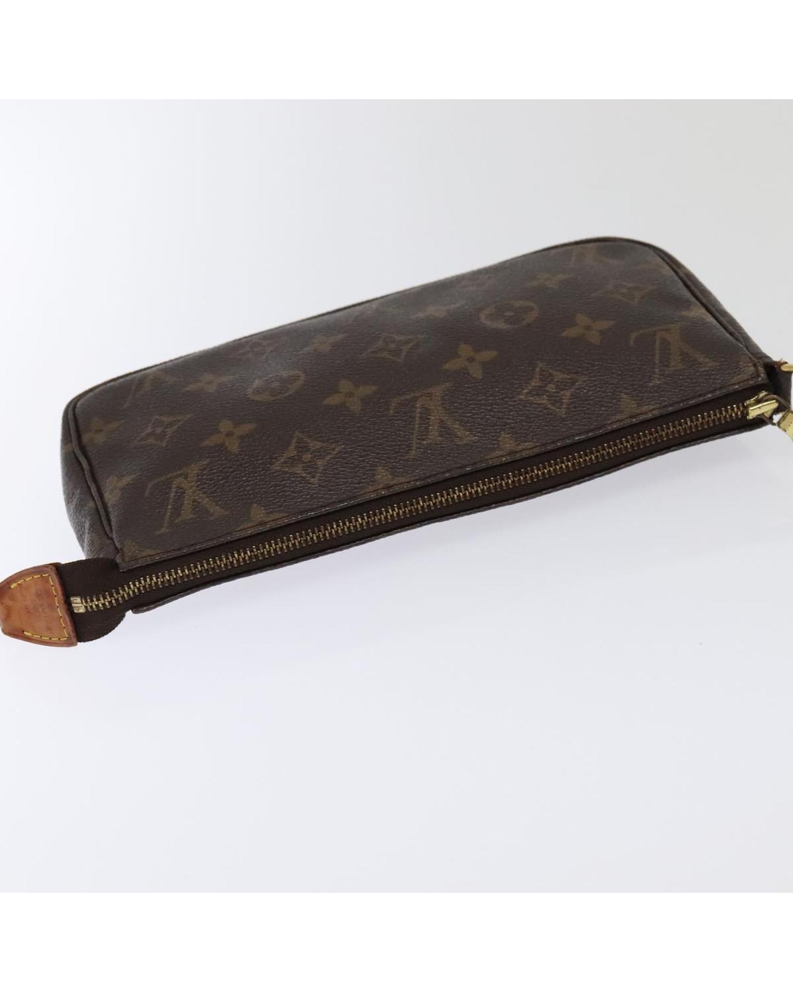 Monogram Canvas Pochette Accessoires with Shoulder Strap