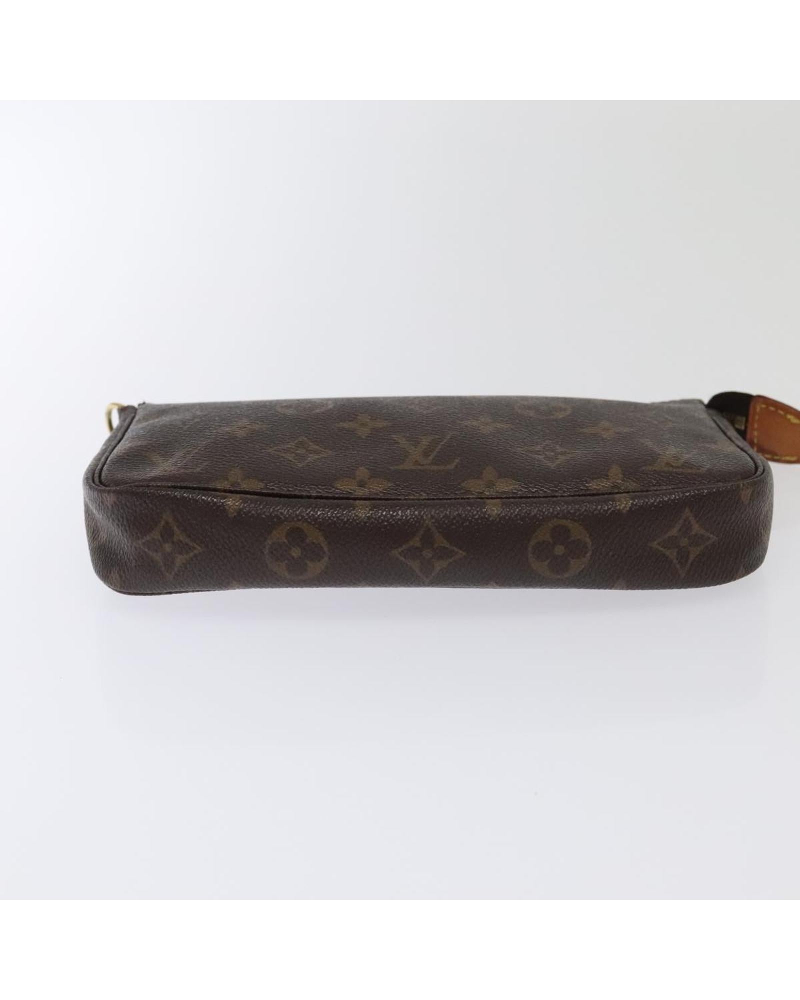 Monogram Canvas Pochette Accessoires with Shoulder Strap