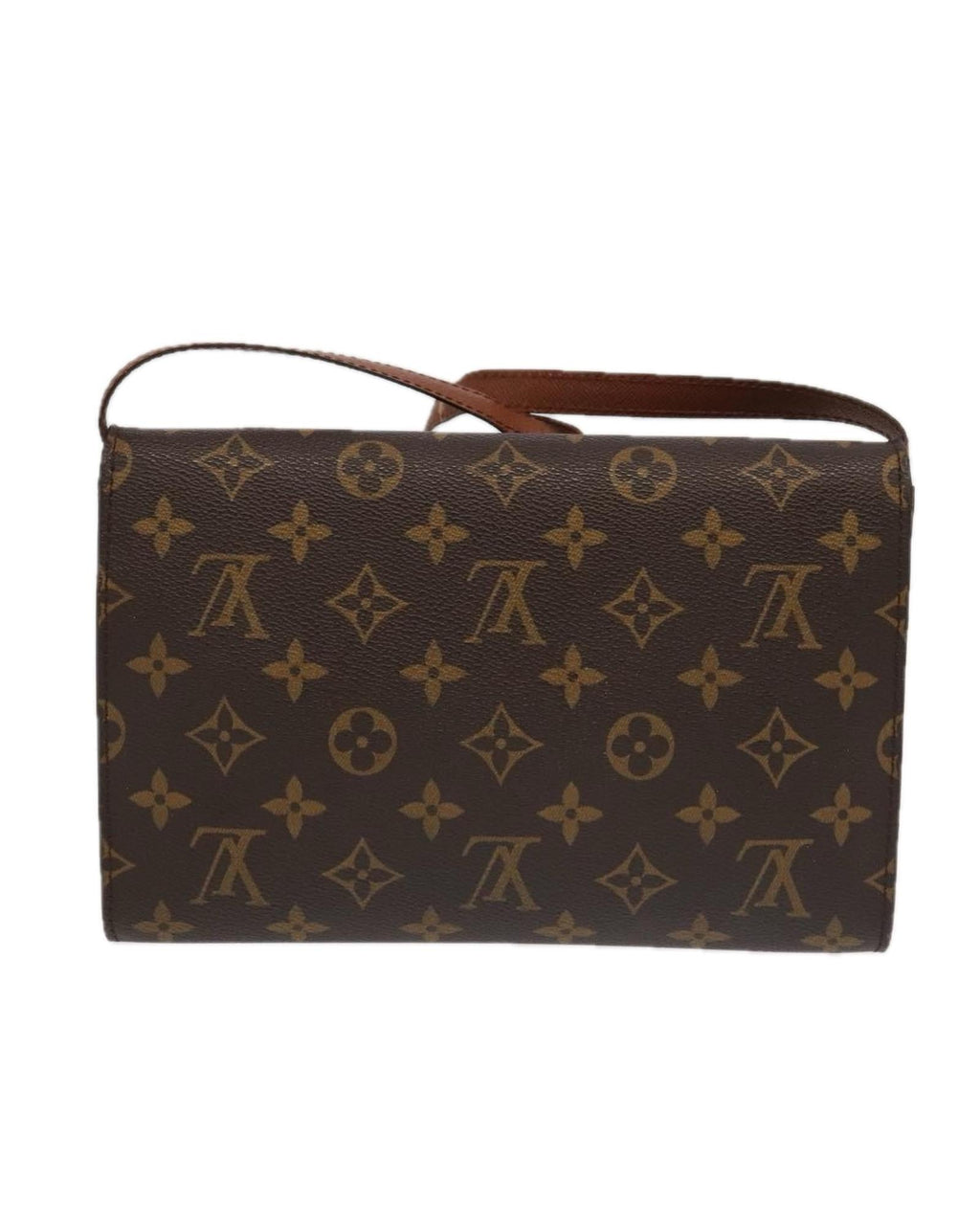 Monogram Canvas Shoulder Bag with Adjustable Strap
