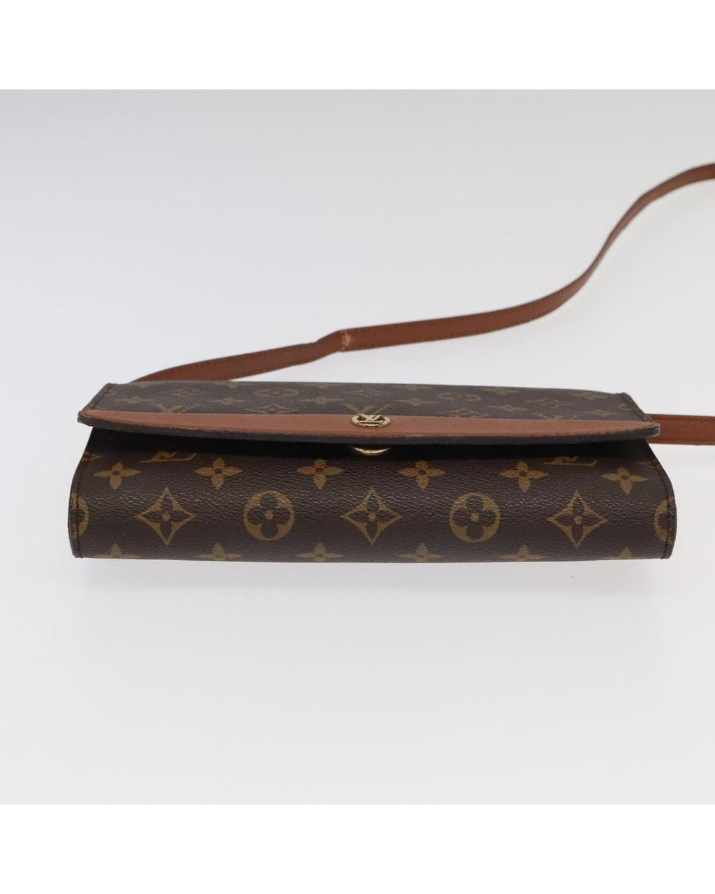 Monogram Canvas Shoulder Bag with Adjustable Strap