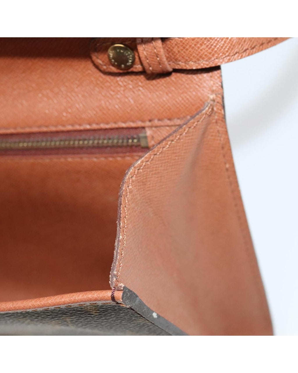 Monogram Canvas Shoulder Bag with Adjustable Strap