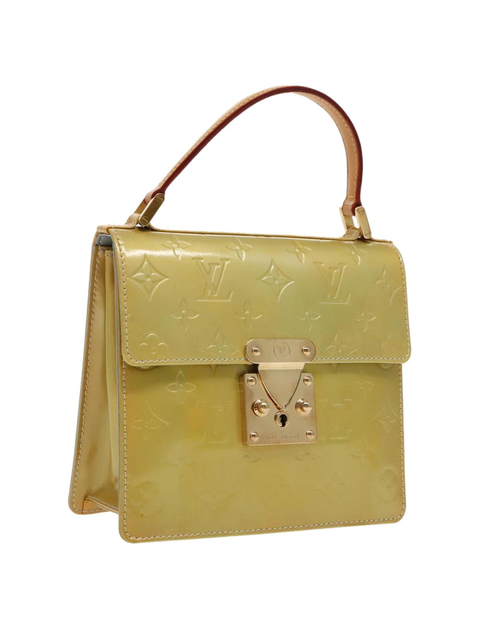 Monogram Vernis Patent Leather Hand Bag with Key Compartment