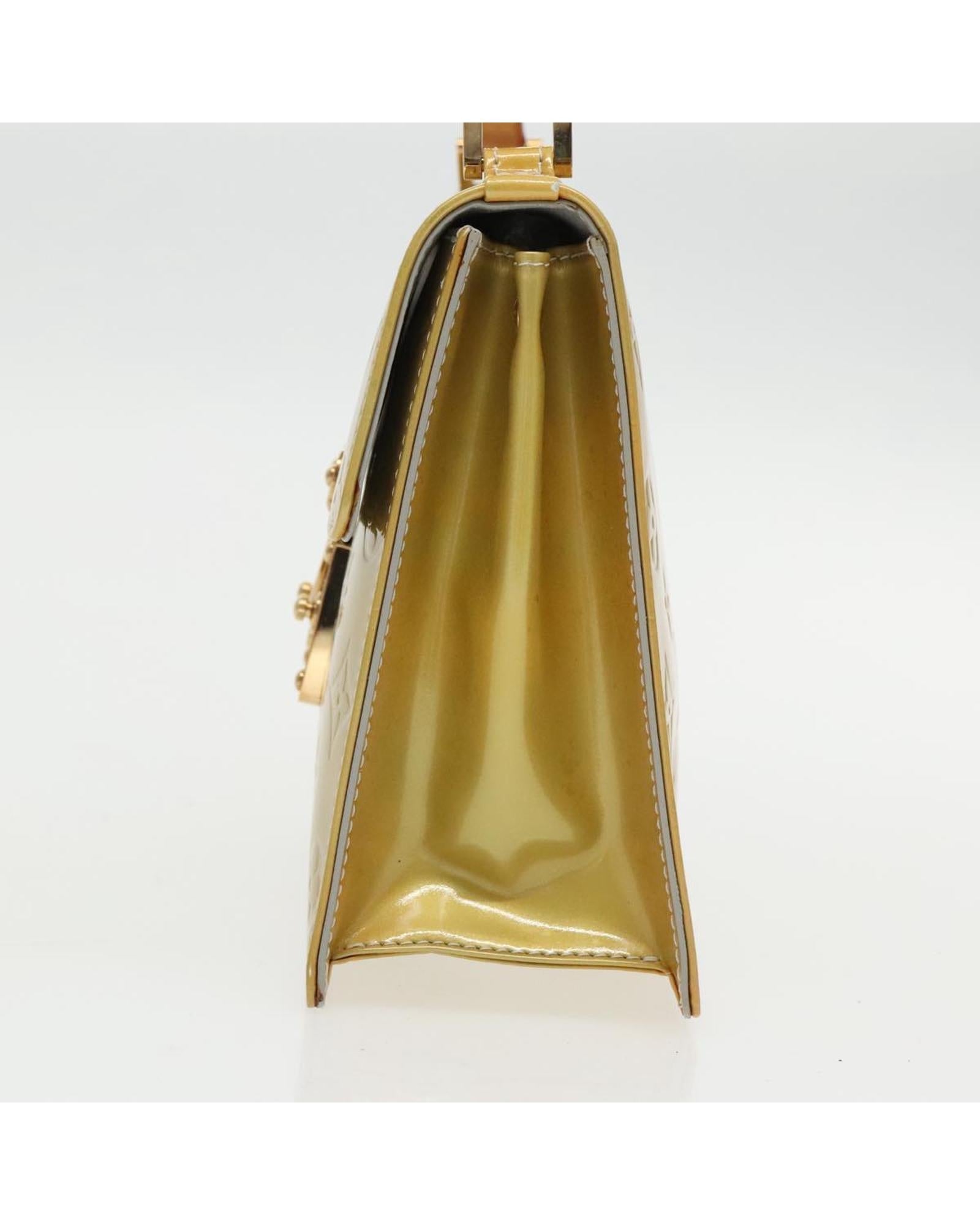 Monogram Vernis Patent Leather Hand Bag with Key Compartment
