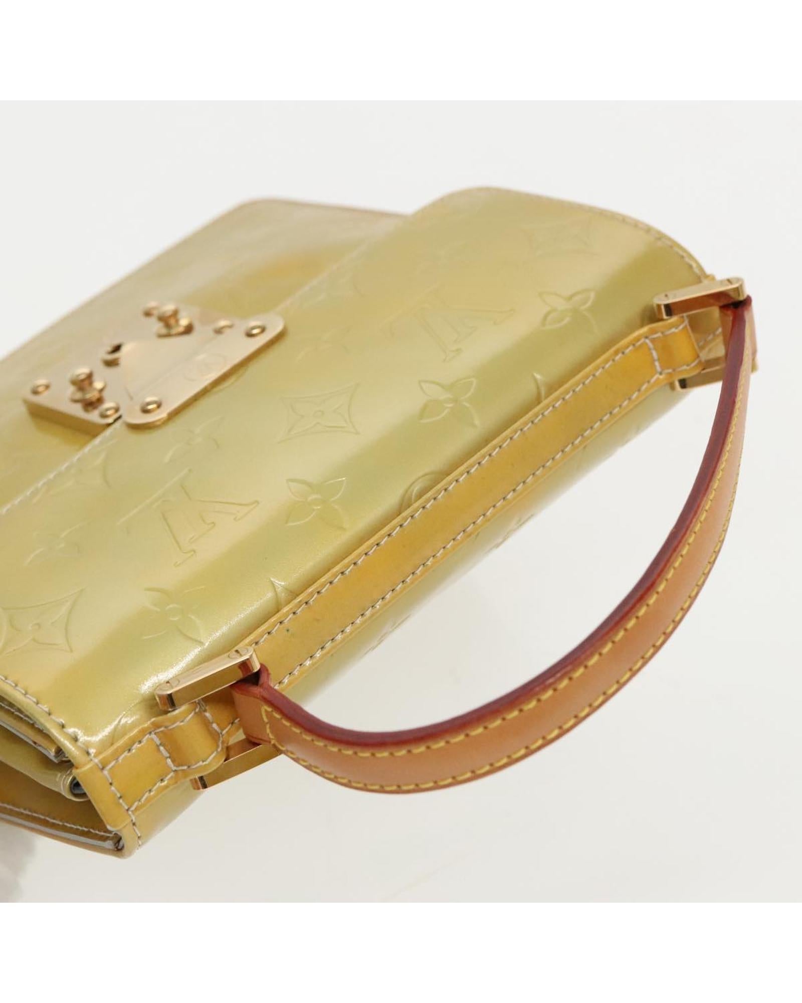 Monogram Vernis Patent Leather Hand Bag with Key Compartment