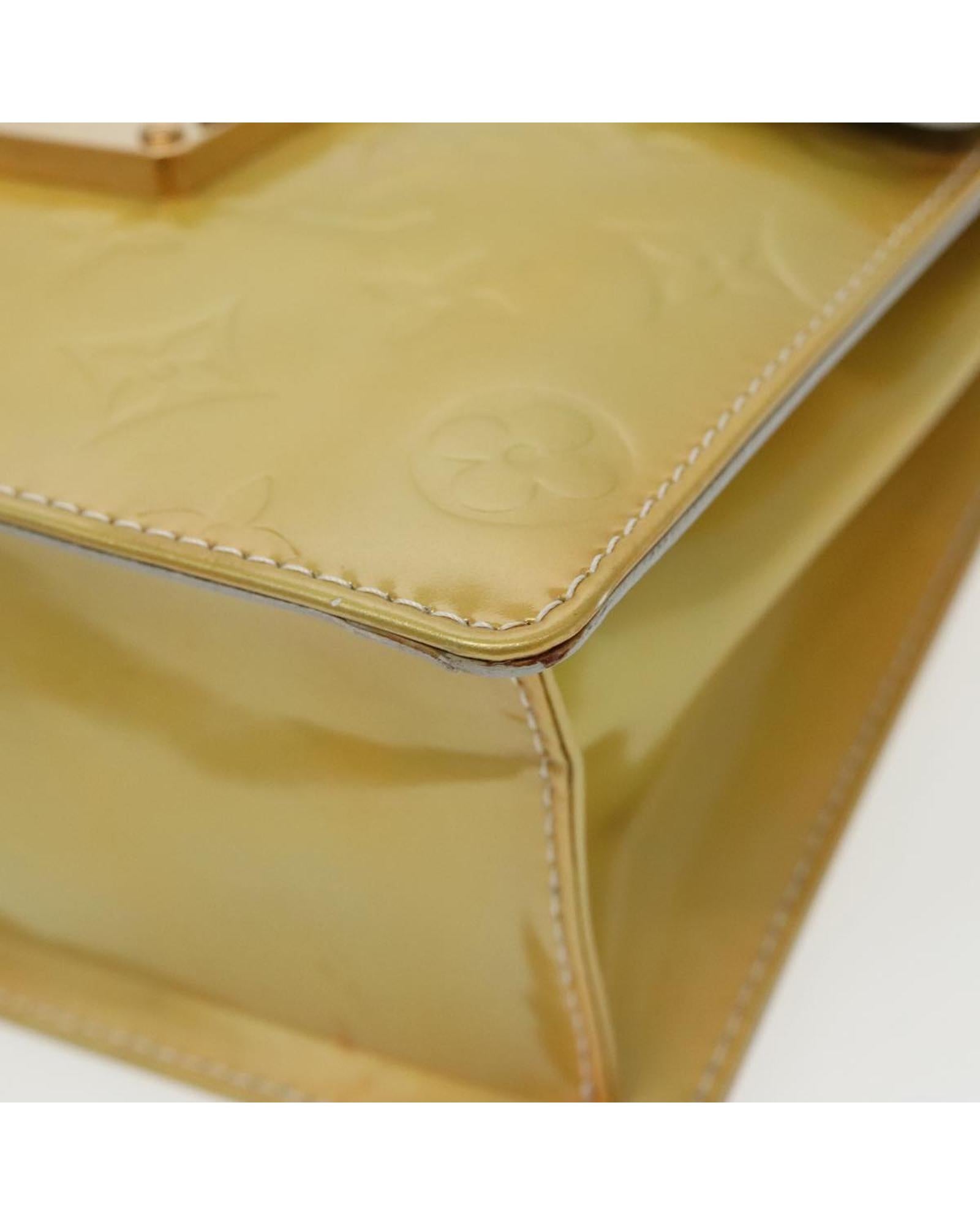 Monogram Vernis Patent Leather Hand Bag with Key Compartment