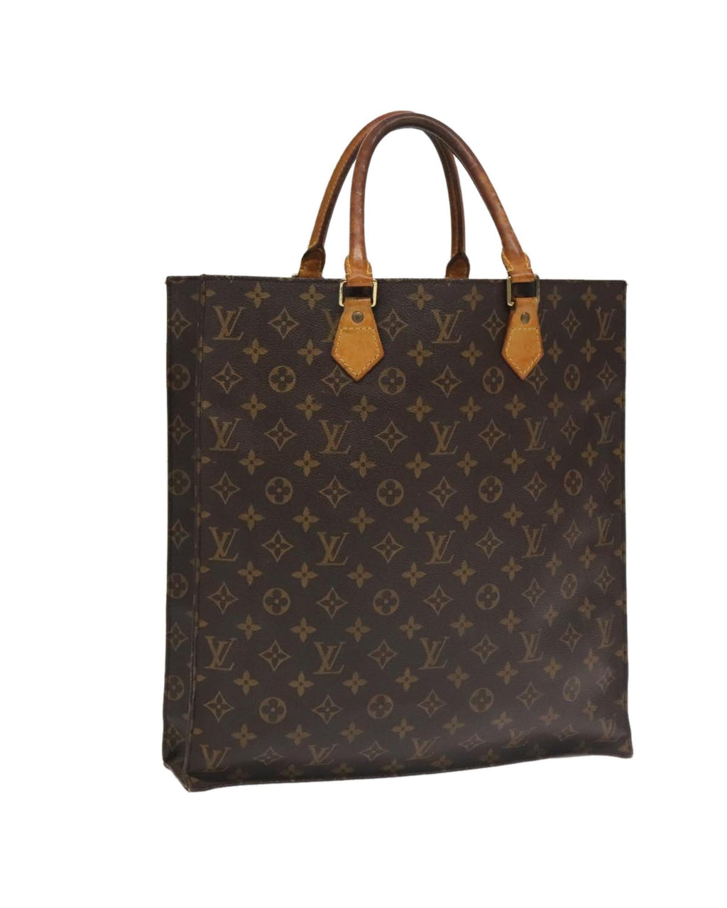Monogram Canvas Sac Plat Hand Bag