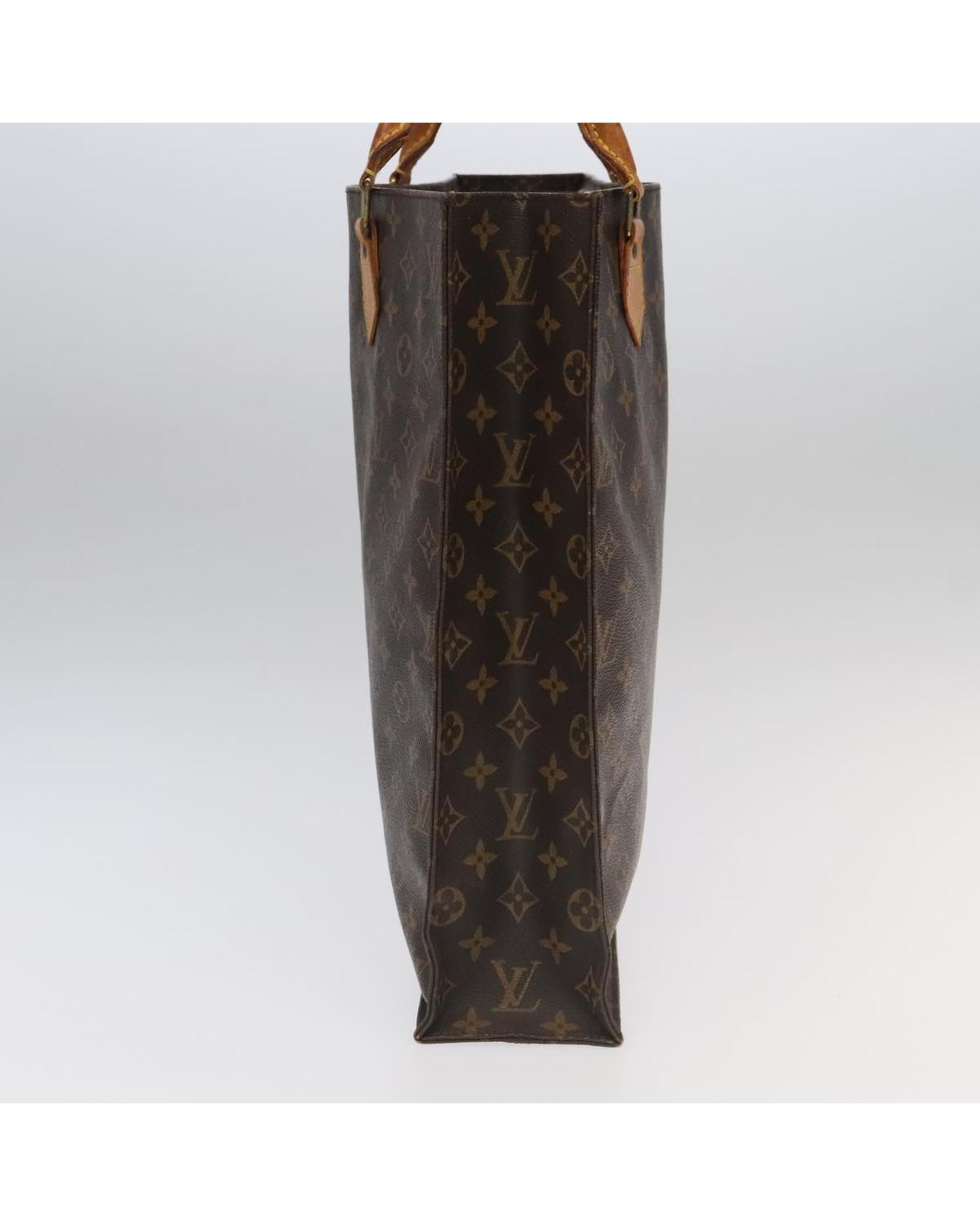 Monogram Canvas Sac Plat Hand Bag