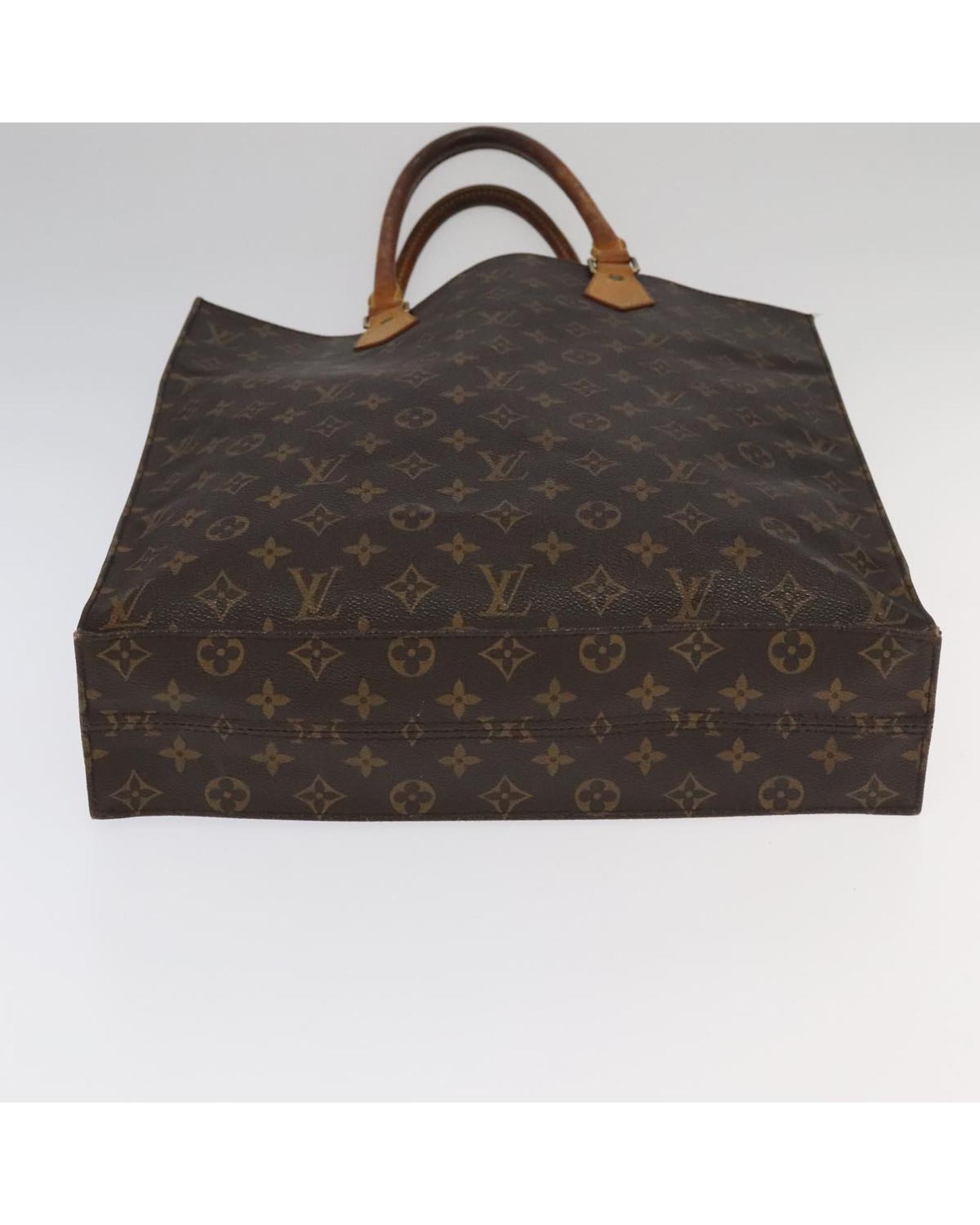 Monogram Canvas Sac Plat Hand Bag