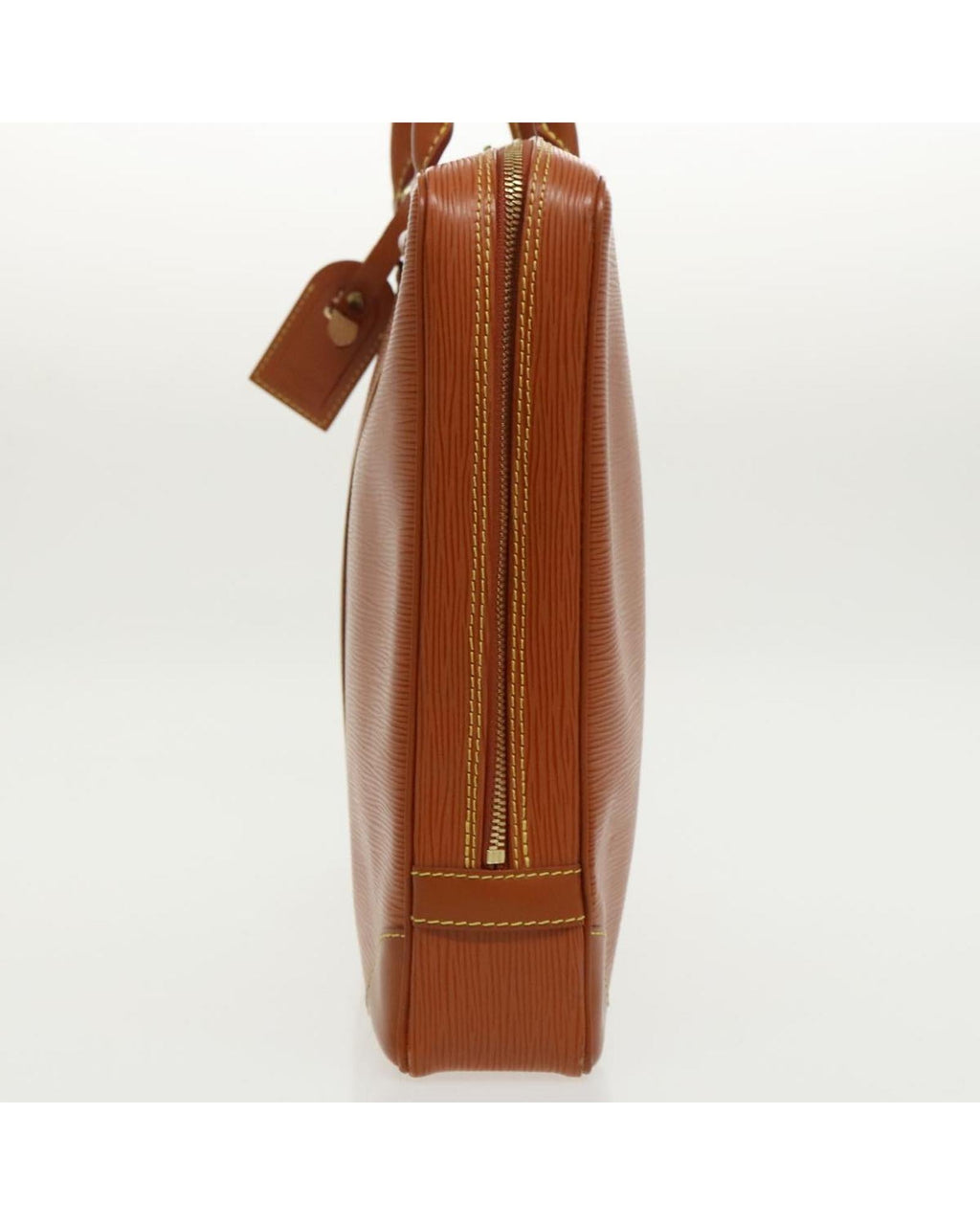 Epi Leather Business Bag with Name Tag