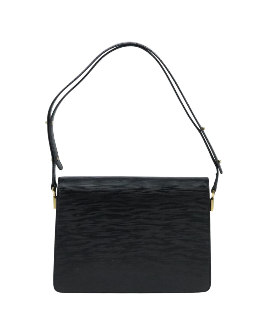 Epi Leather Shoulder Bag with Adjustable Strap