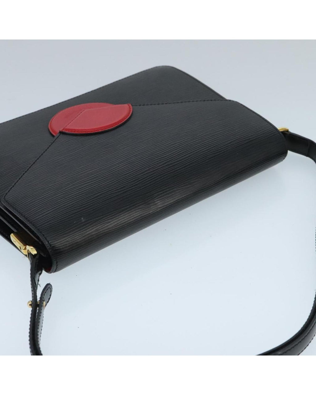 Epi Leather Shoulder Bag with Adjustable Strap