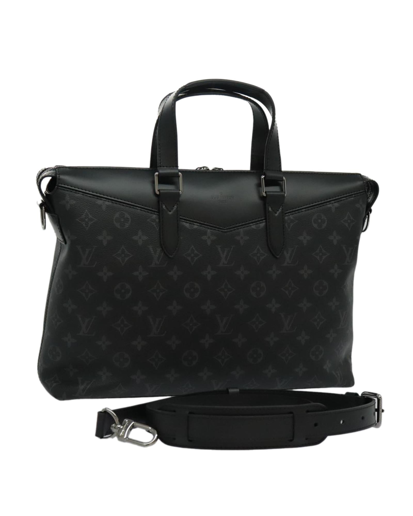 Monogram Eclipse Explorer Business Bag with  Detailing