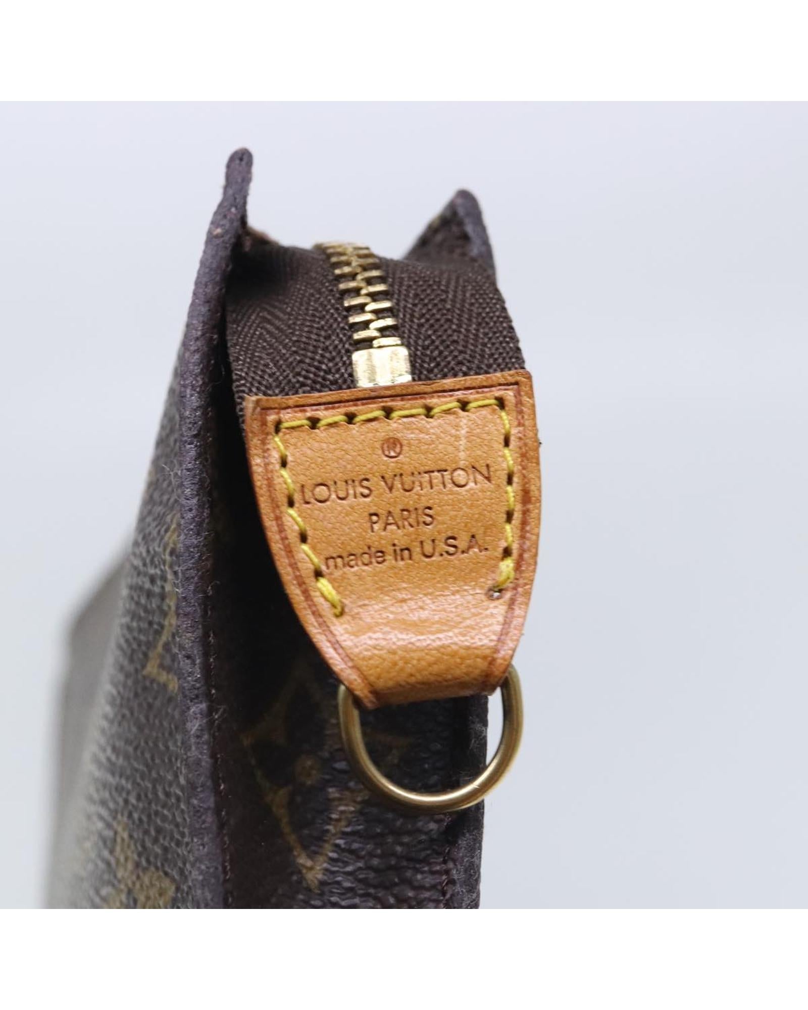 Monogram Bucket PM Accessory Pouch with  Design
