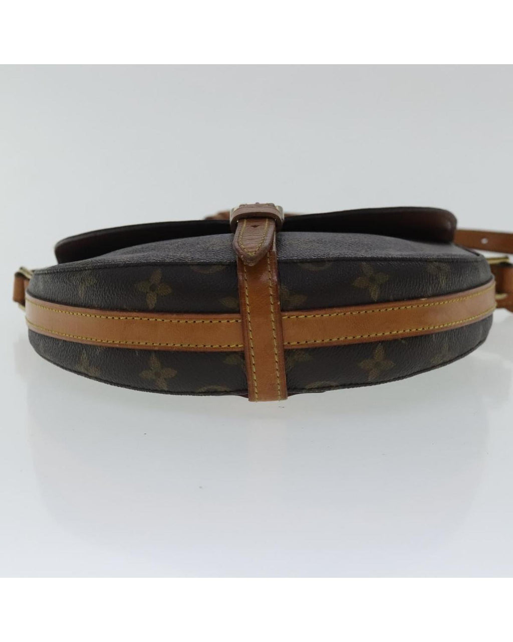 Monogram Canvas Shoulder Bag with Adjustable Strap
