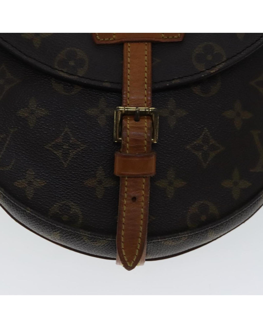 Monogram Canvas Shoulder Bag with Adjustable Strap
