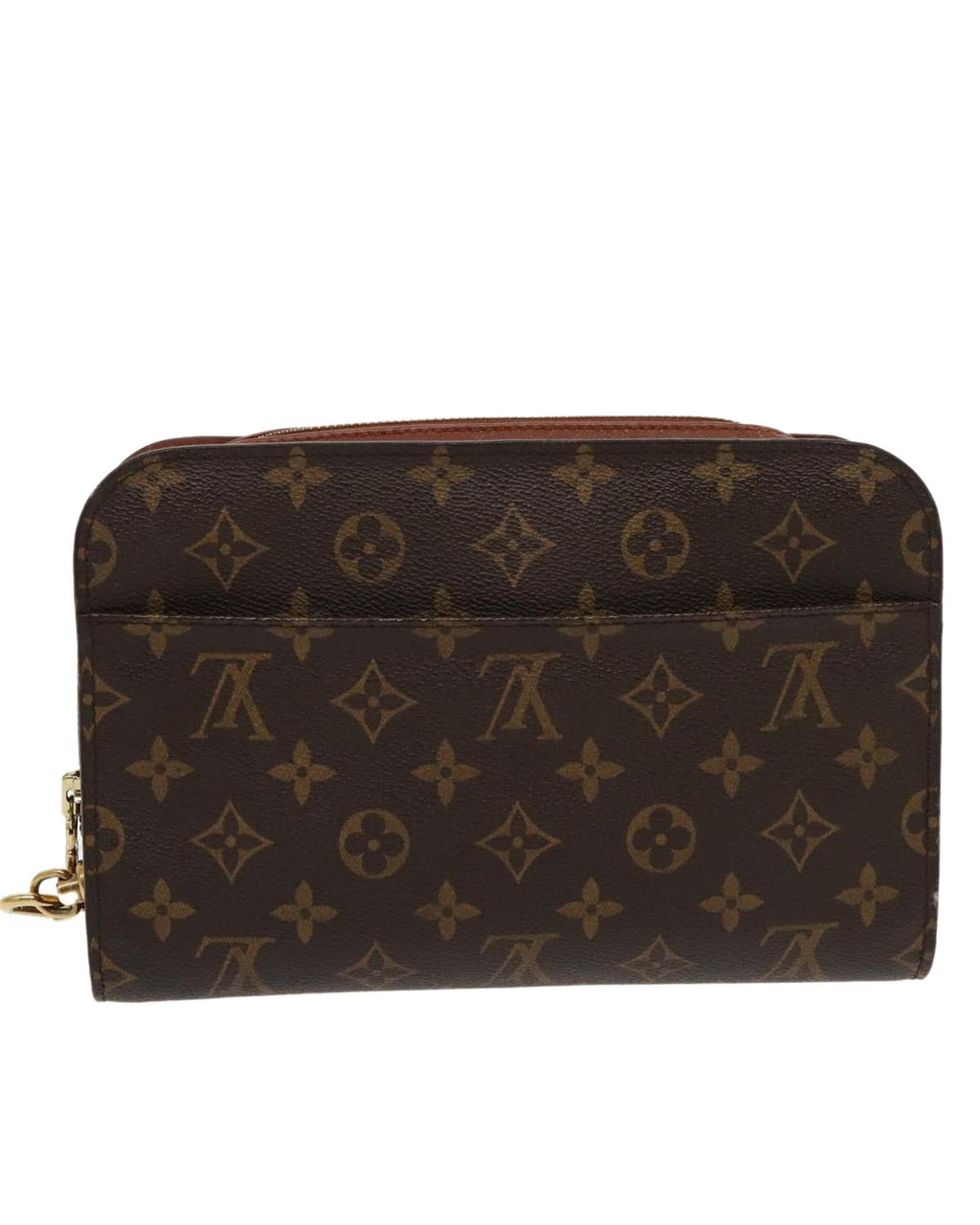 Monogram Canvas Clutch Bag with  Vintage Design