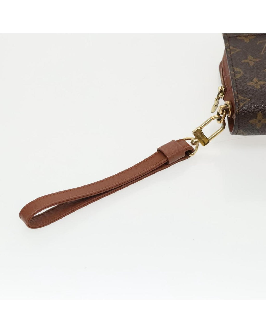 Monogram Canvas Clutch Bag with  Vintage Design
