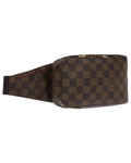Damier Ebene Canvas Geronimos Shoulder Bag