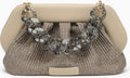 BEIGE BIOS CLUTCH WITH CHAIN