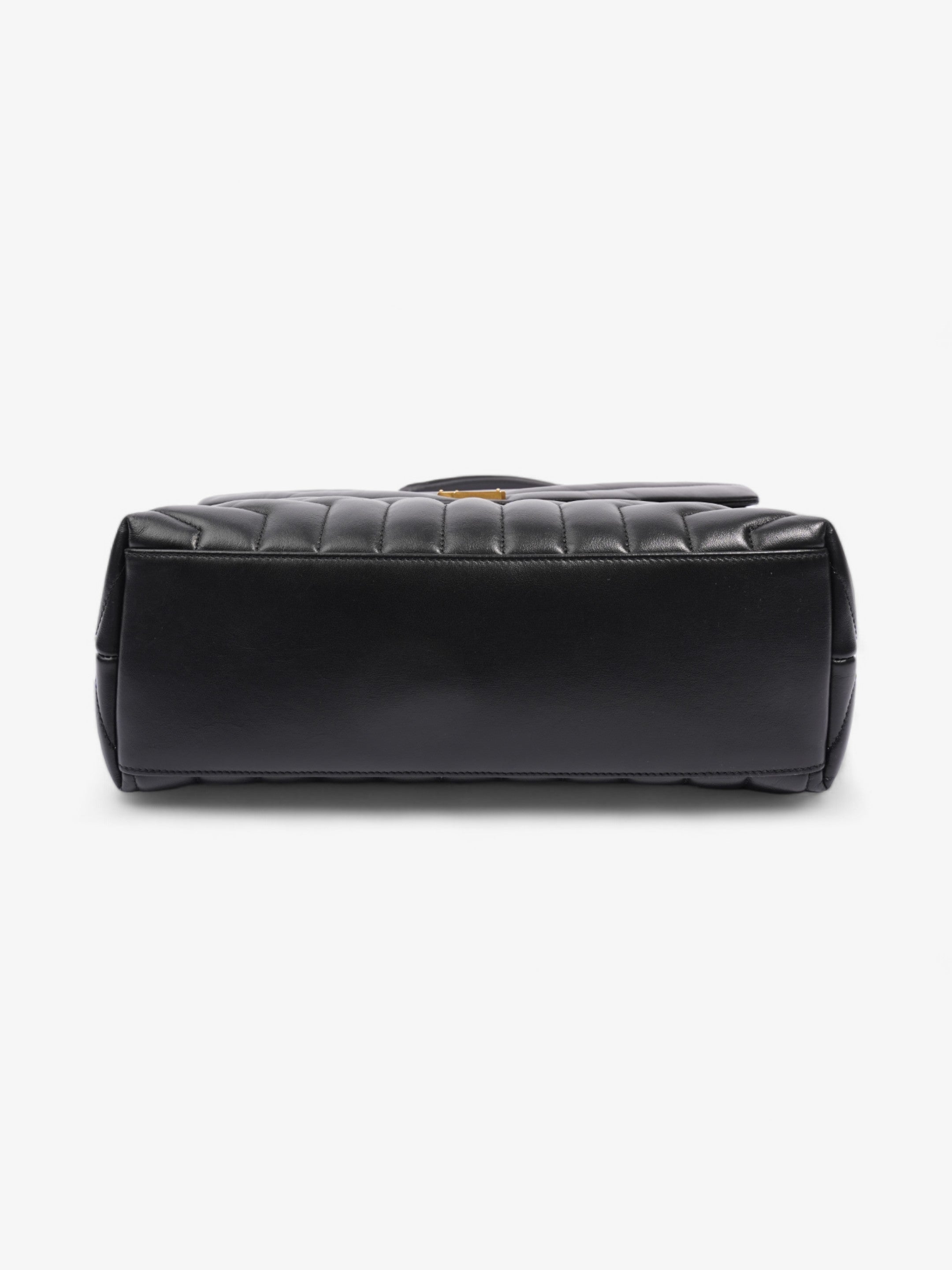 Saint Laurent Lou Lou Black Leather Medium