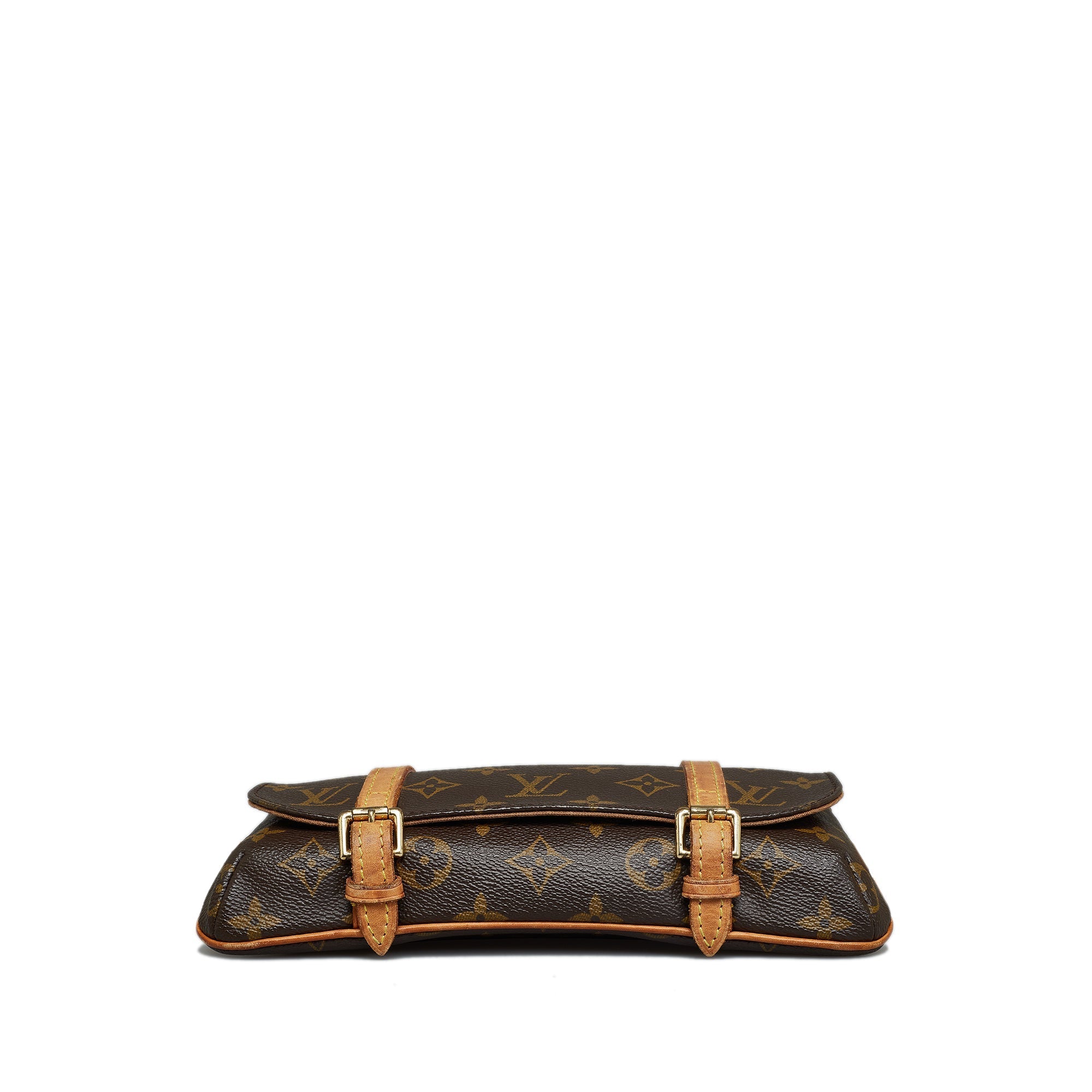 Brown Louis Vuitton Monogram Marelle Pochette Belt Bag