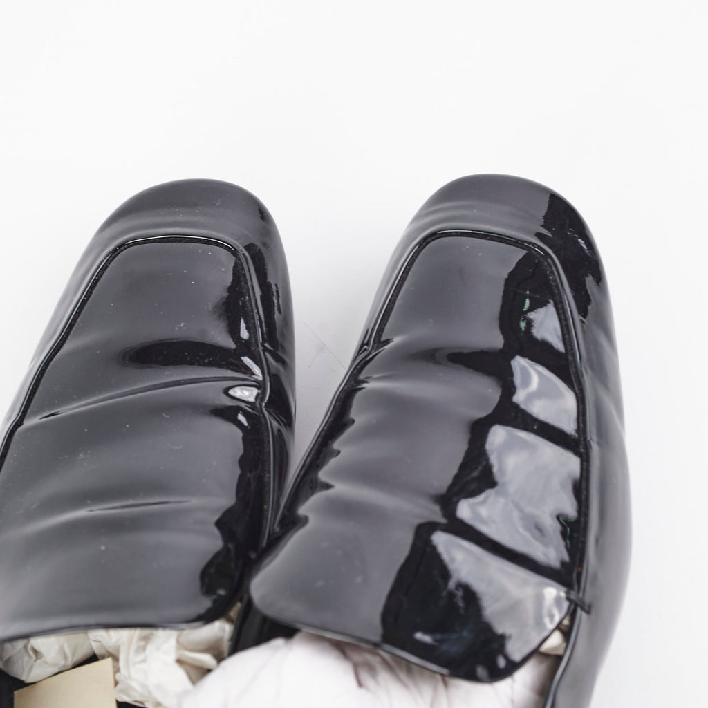 Louis Vuitton Patent Loafers Black